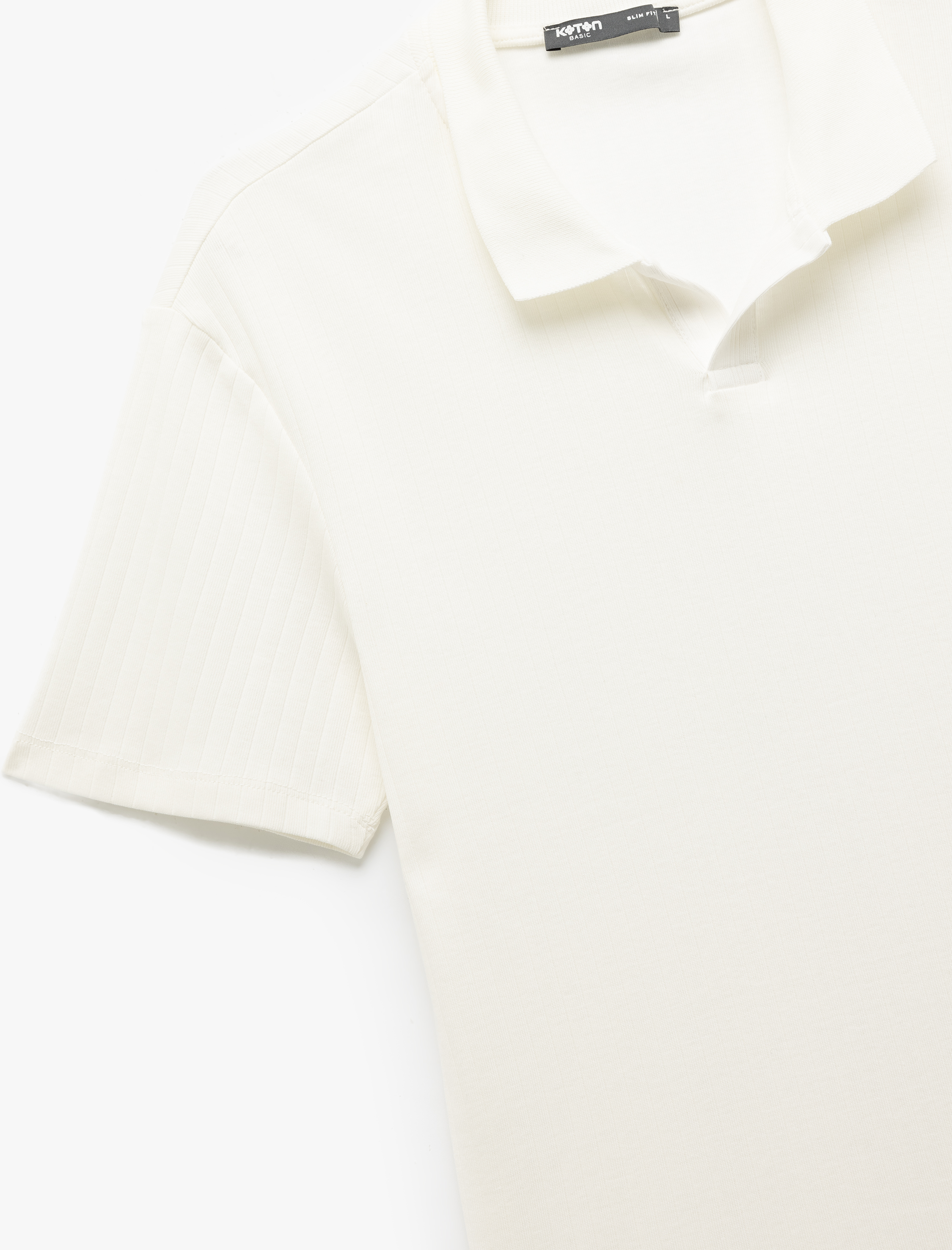   Kısa Kollu Pamuklu Slim Fit Polo Yaka Tişört