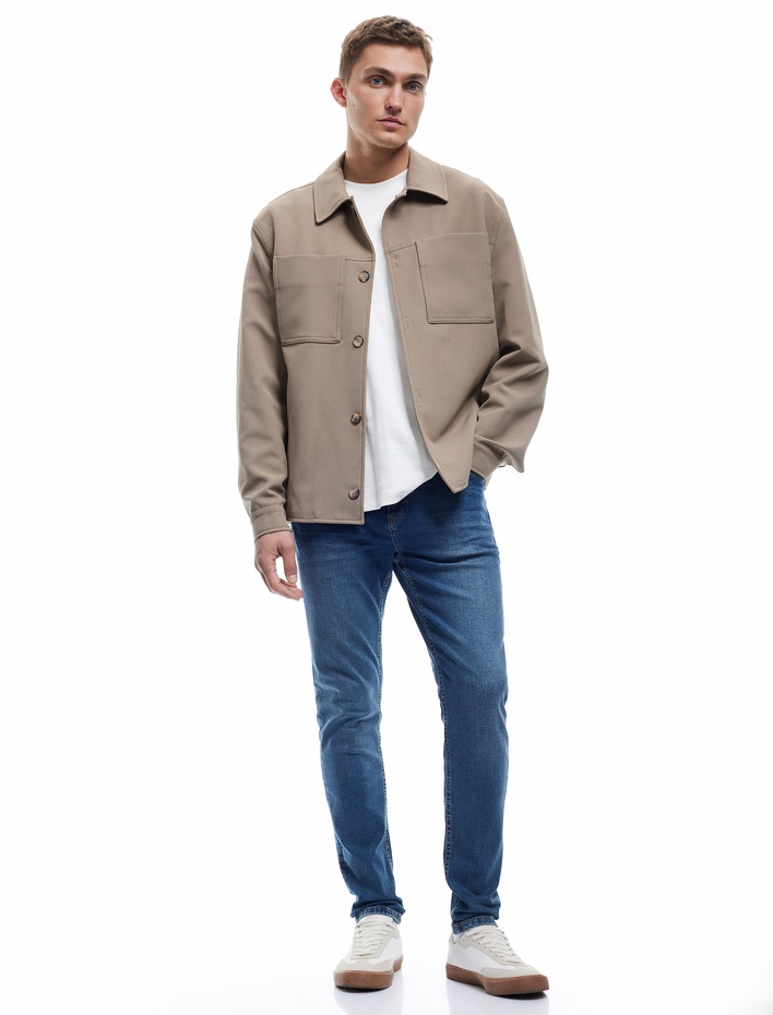  Normal Bel Pamuklu Skinny Fit Jean Pantolon - Michael Jean