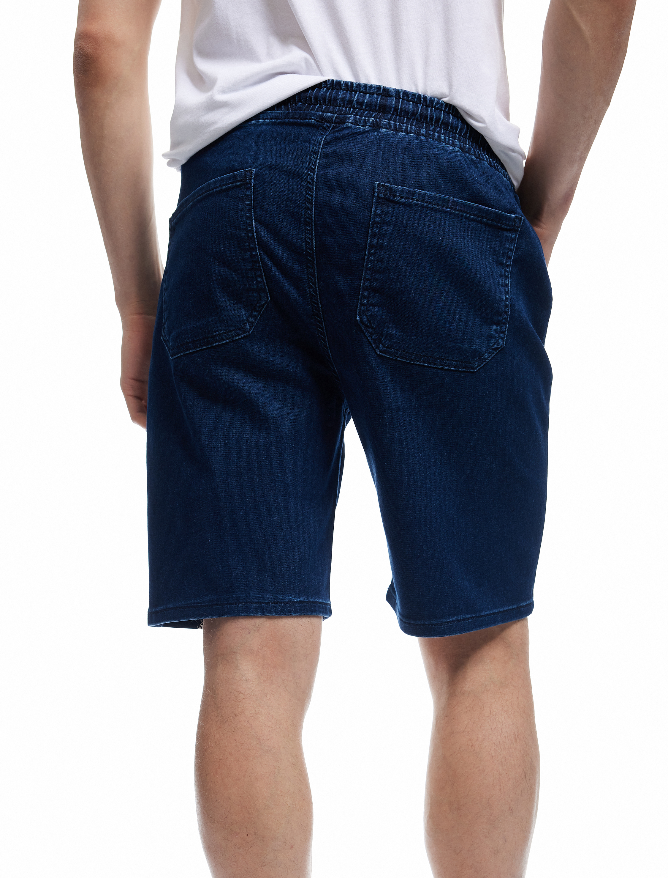   Beli Bağcıklı Bermuda Slim Fit Jean Şort