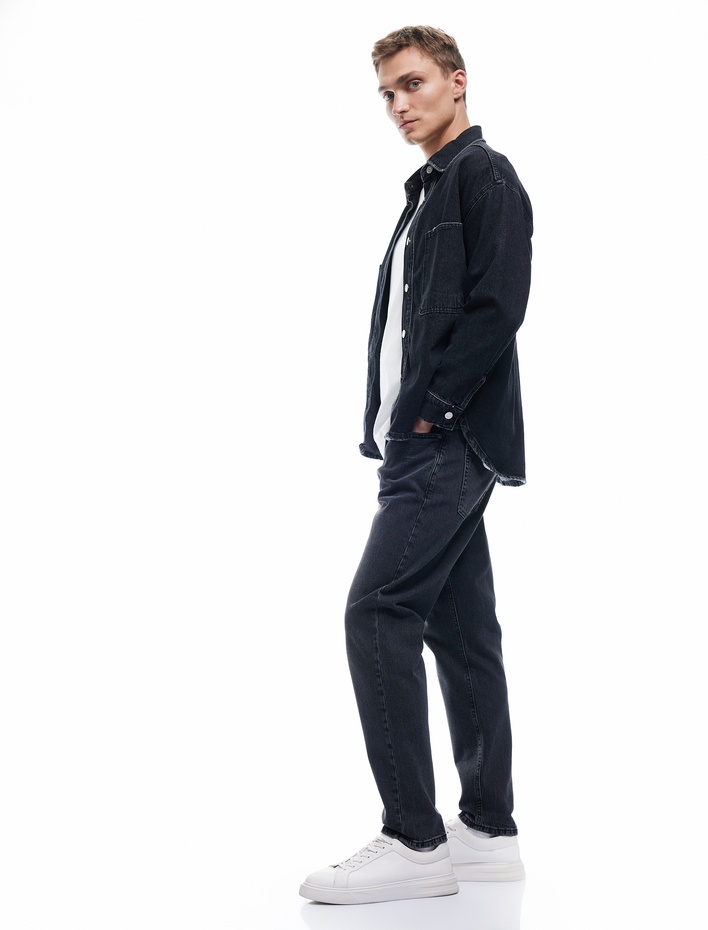  Pamuklu Normal Bel Tapered Fit Jean Pantolon - Joe Jean