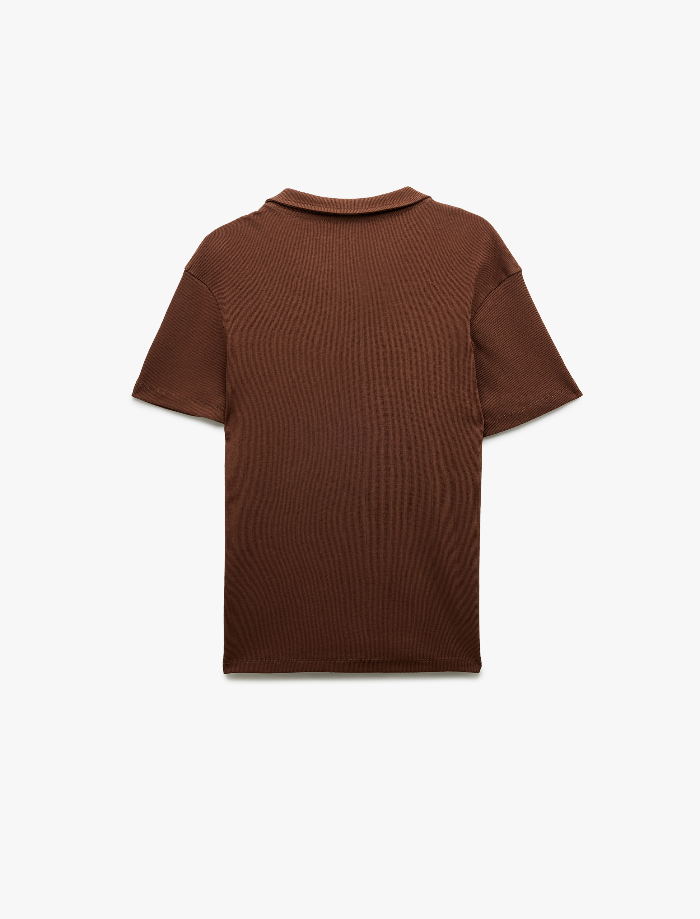   Pamuklu Kısa Kollu Slim Fit Basic Polo Tişört