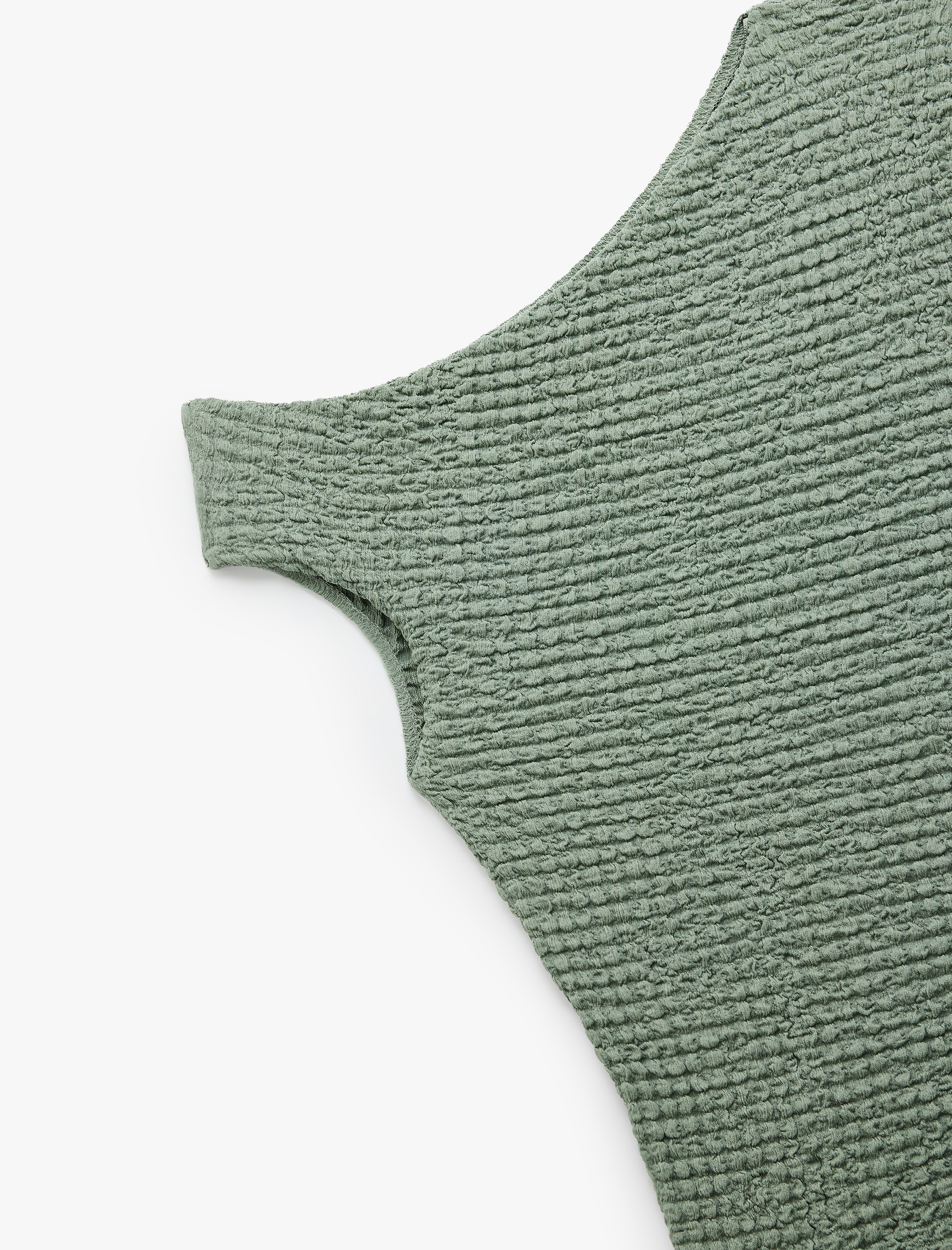   Asimetrik Bürümcük Slim Fit Tek Omuz Bluz