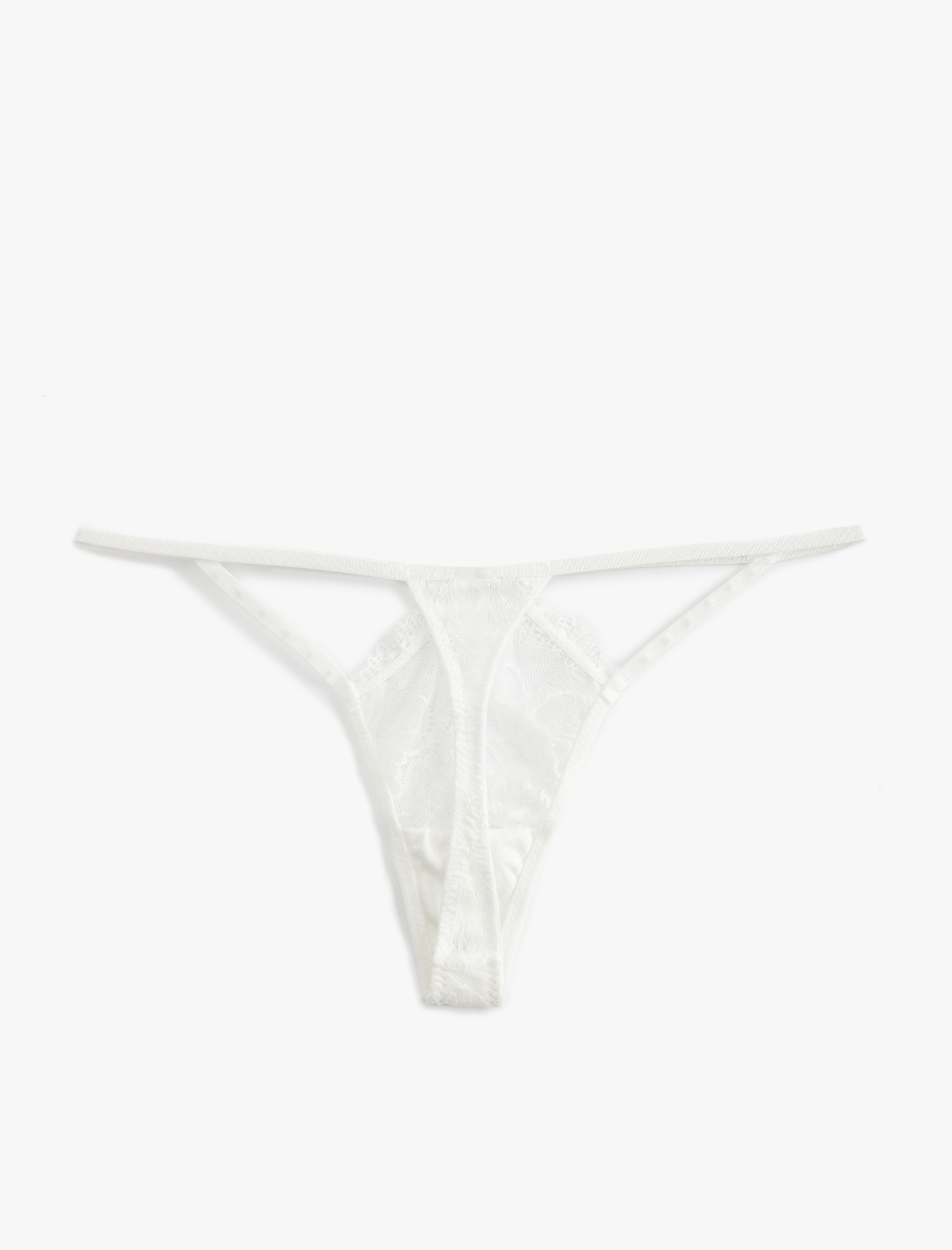   Bridal Dantelli Taş Süslemeli String Külot