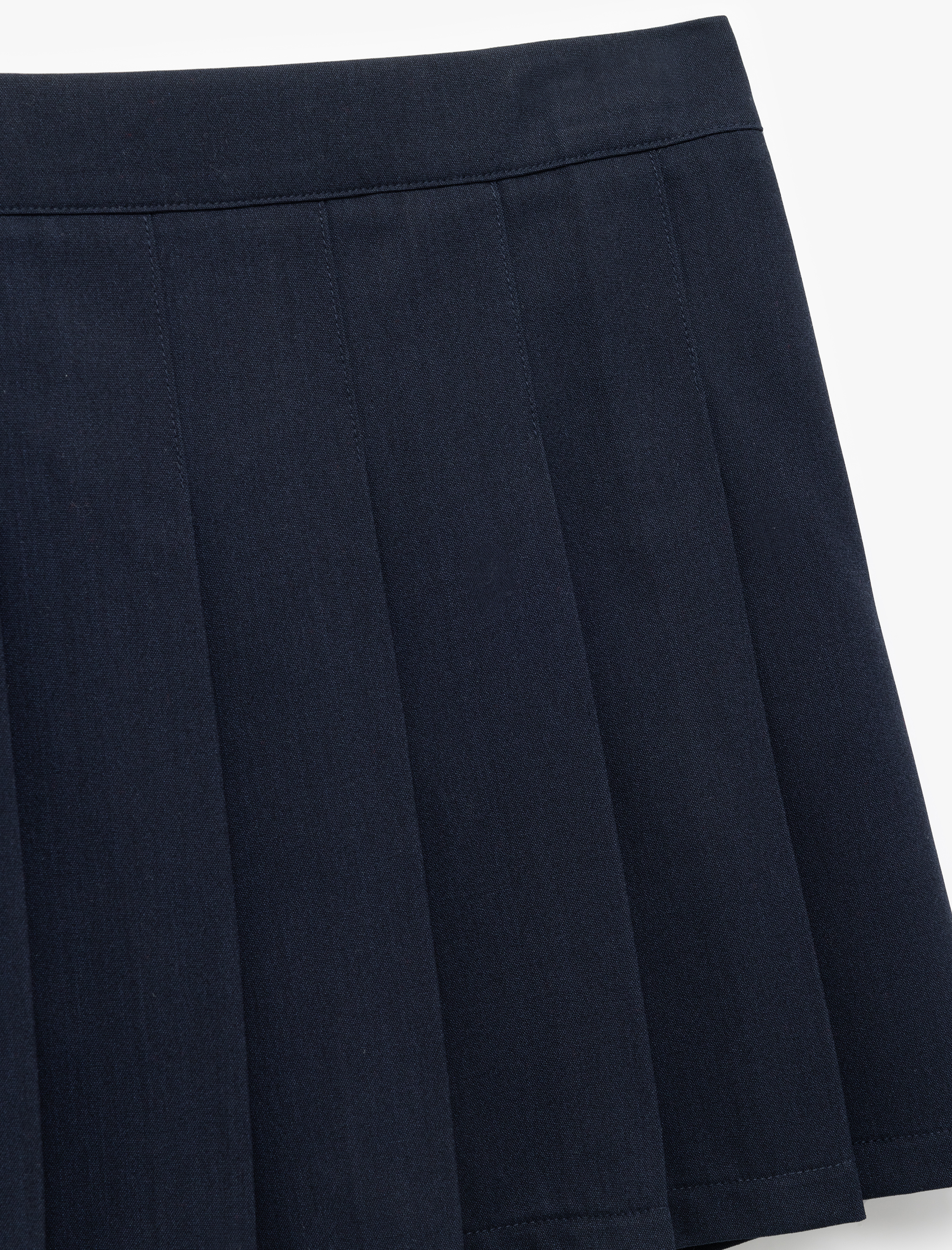  Kız Çocuk Viskon Karışımlı Basic Pileli Etek