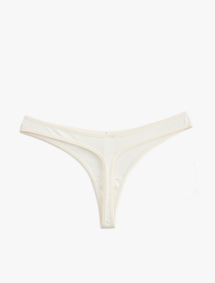   Pamuklu Ördek Baskılı String Külot