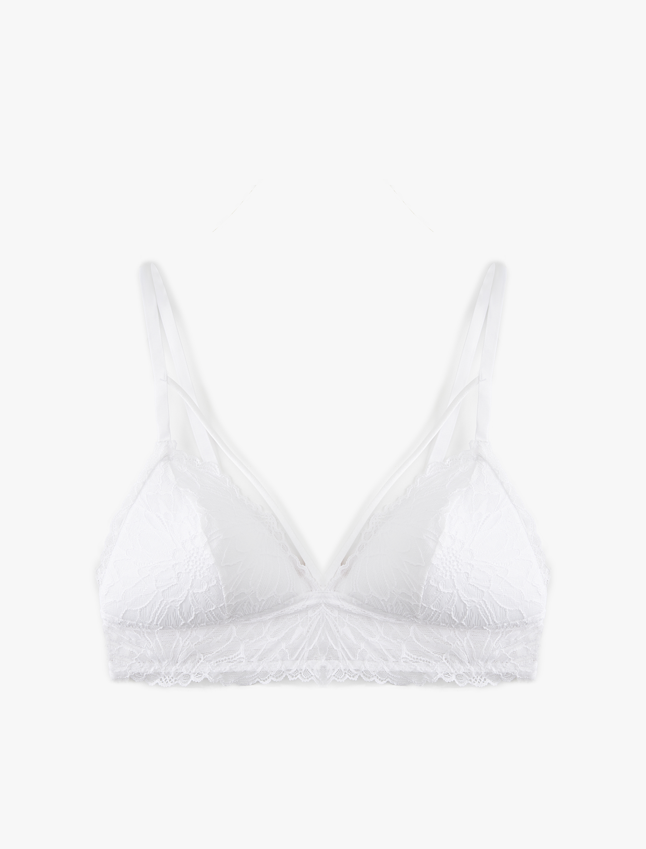 Koton Kadın Dolgusuz Dantelli Detaylı Bralet Sütyen -1