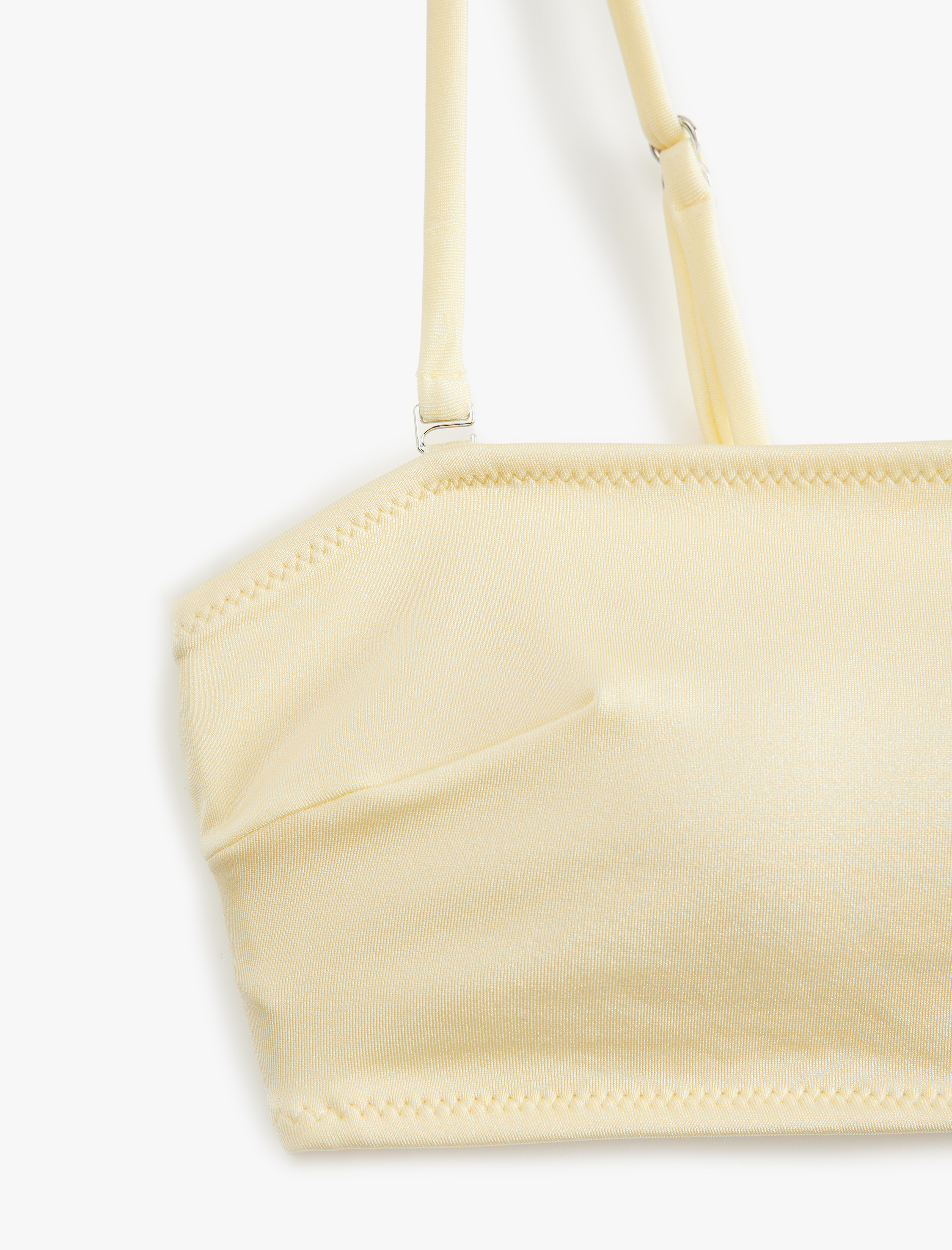 Hafif Destekli Straplez Bikini Üstü