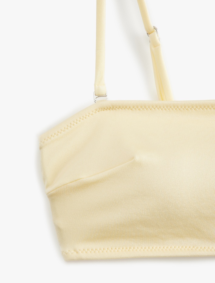  Hafif Destekli Straplez Bikini Üstü