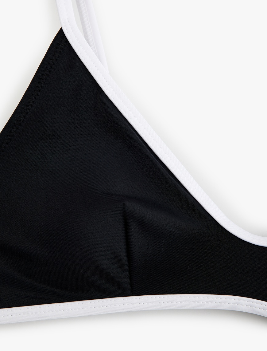   Biyeli U Yaka Spor Bralet Bikini Üstü