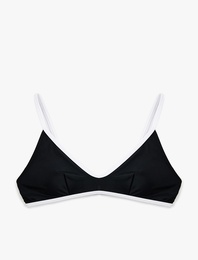 Biyeli U Yaka Spor Bralet Bikini Üstü