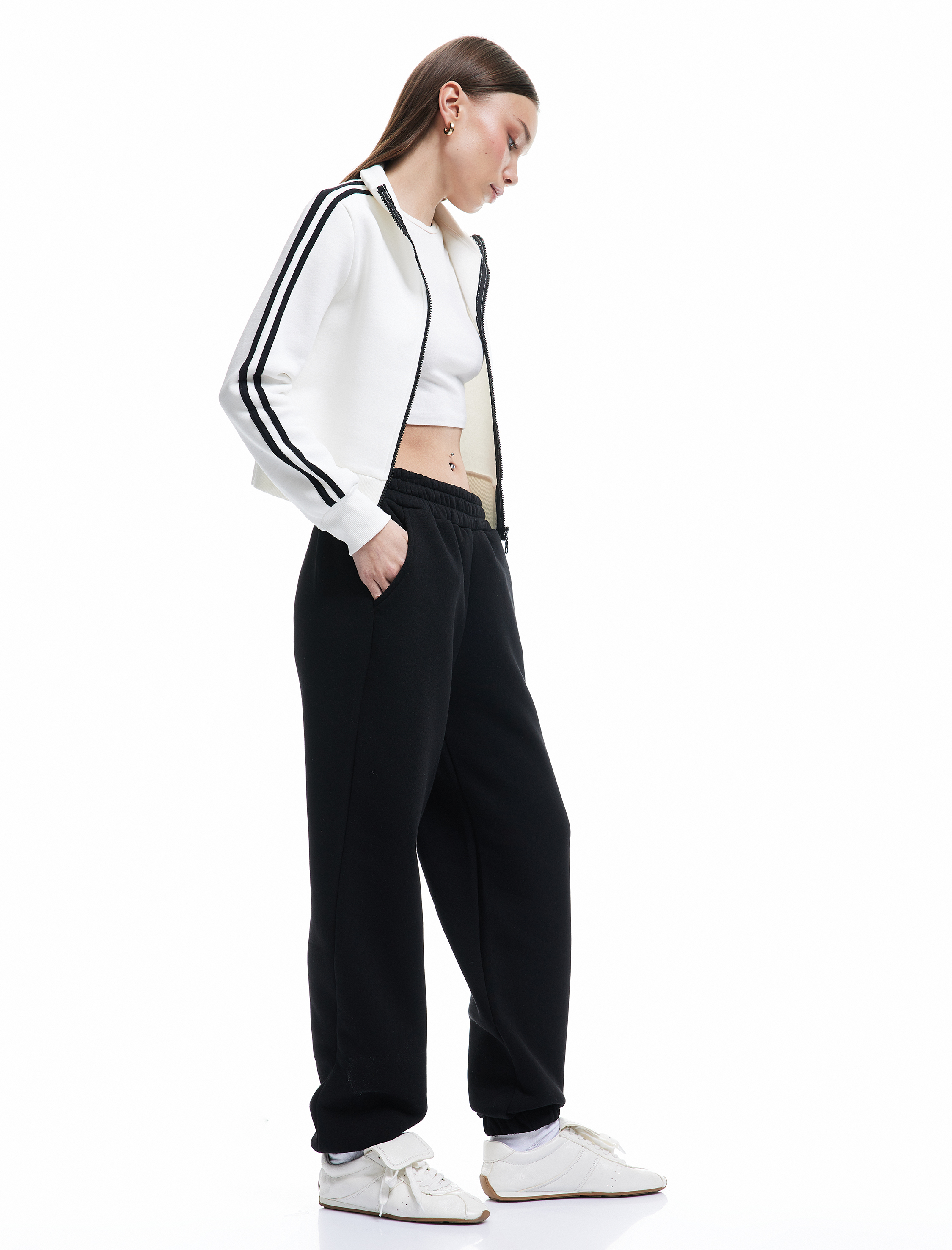   Üç İplik Şardonlu Cepli Jogger Eşofman Altı