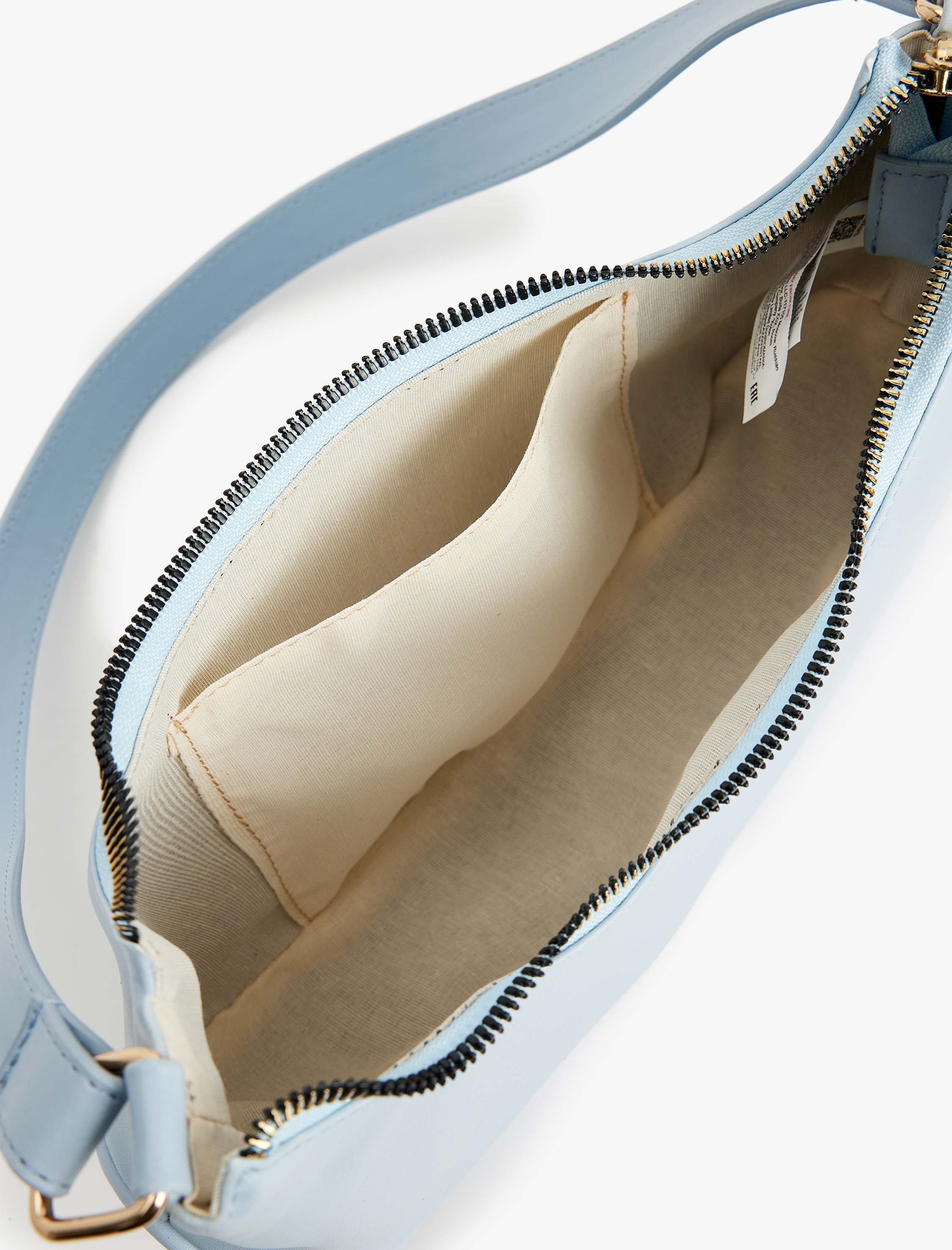  Kadın Saplı Fermuarlı Suni Deri Omuz Çantası