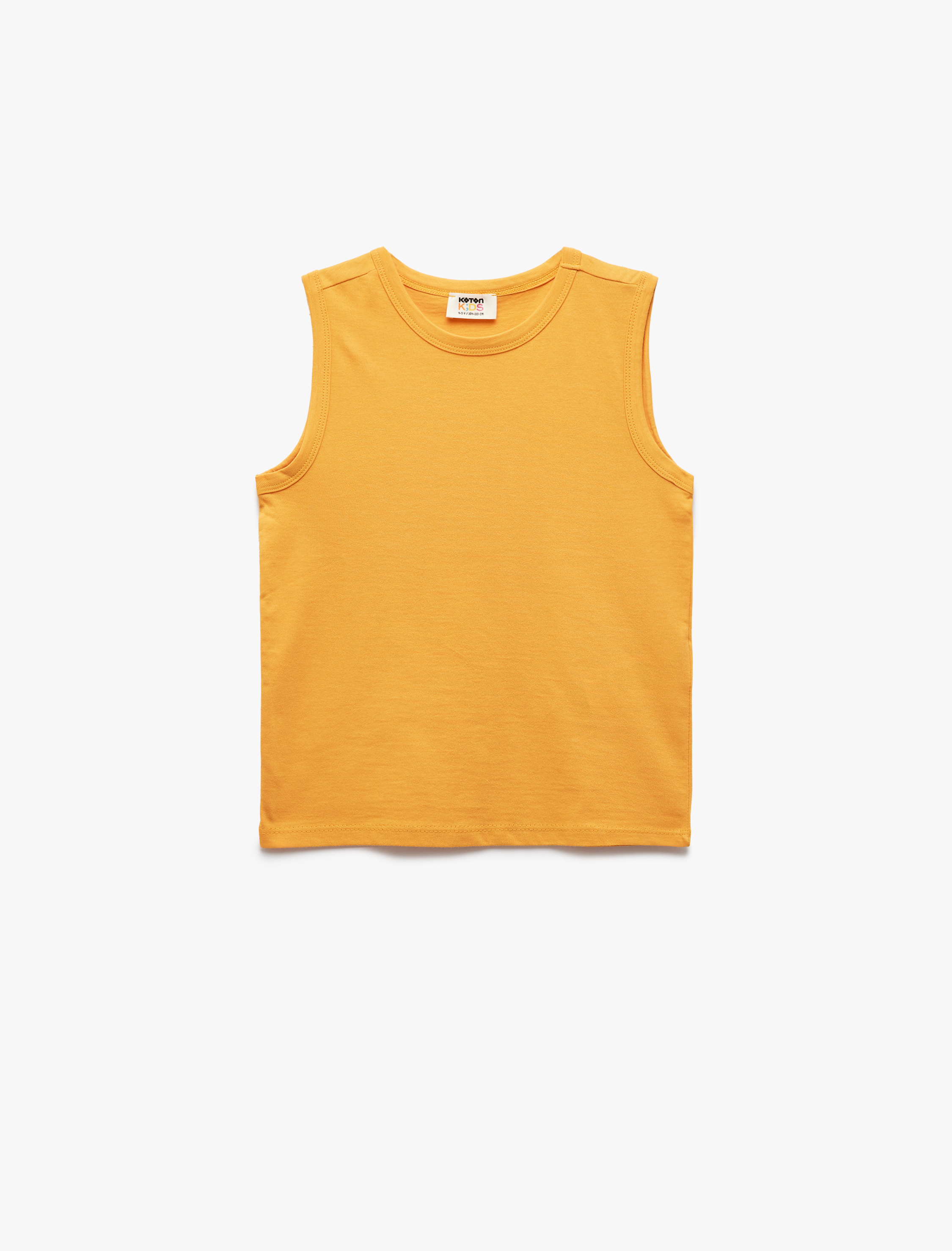  Erkek Çocuk Pamuklu Baskılı Bisiklet Yaka Kolsuz 2'li Atlet Seti