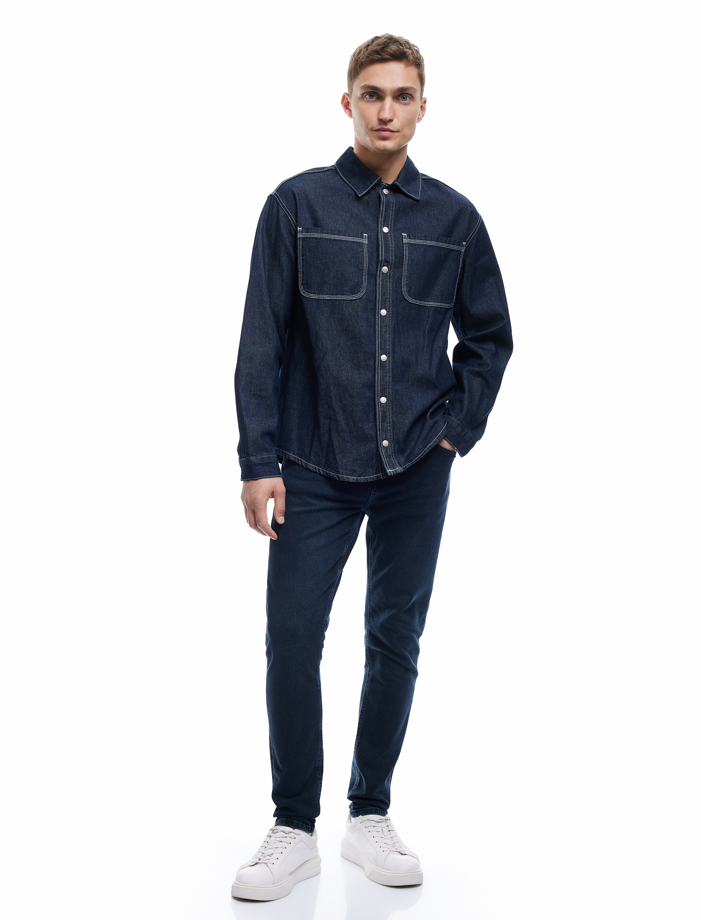   Normal Bel Cepli Skinny Denim Pantolon - Skinny Jeans