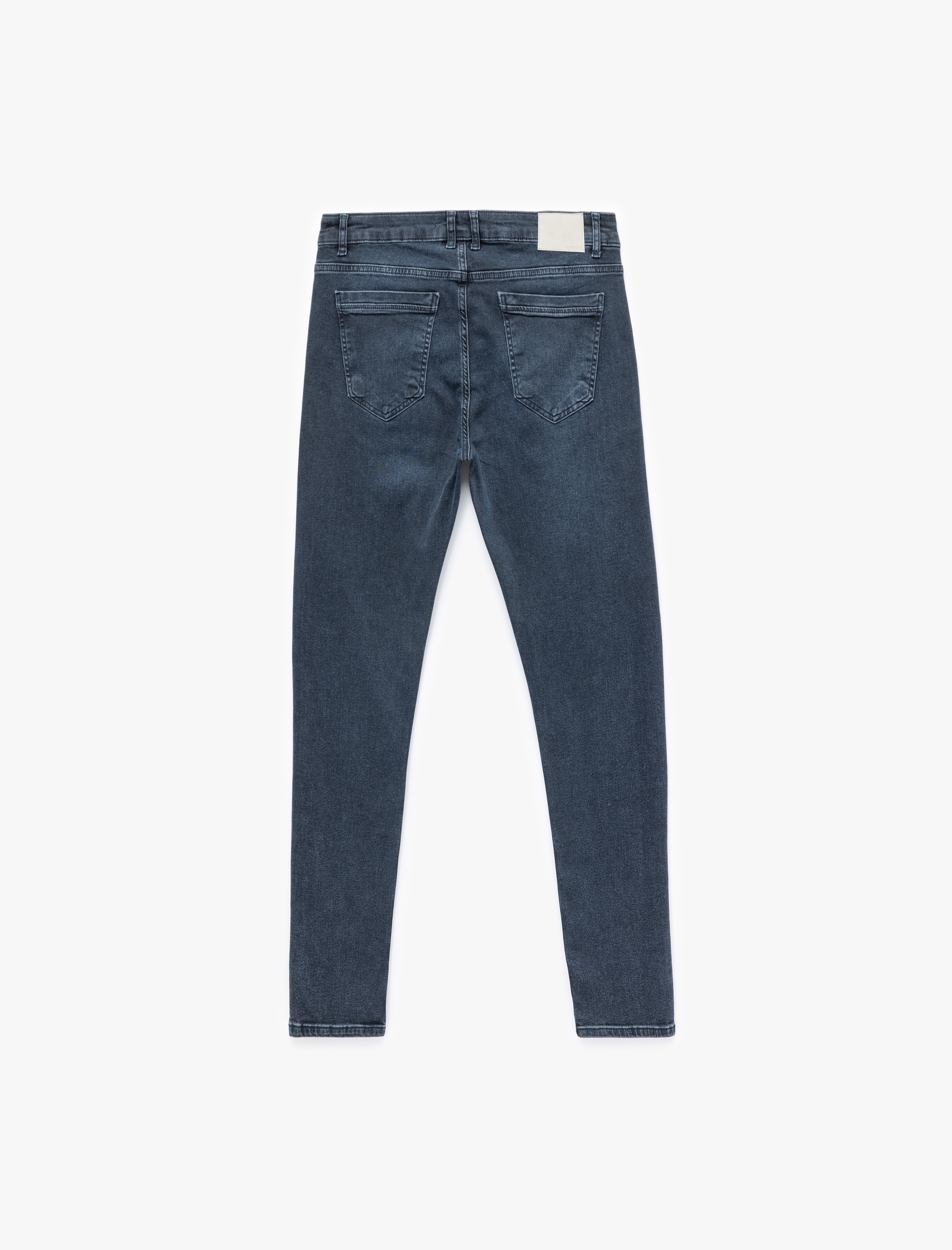   Normal Bel Cepli Skinny Denim Pantolon - Skinny Jeans