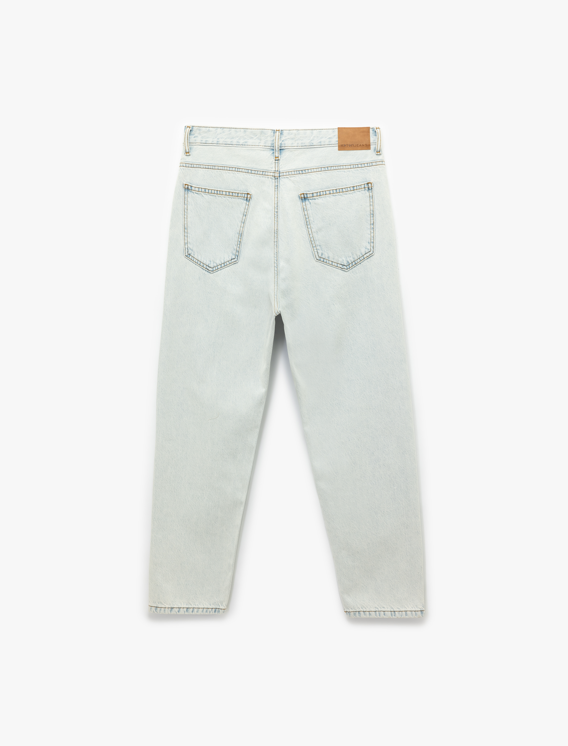   Loose Straight Fit Denim Pantolon - Loose Straight Fit Jeans