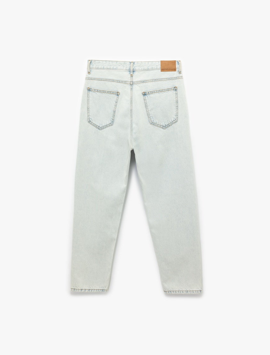   Loose Straight Fit Denim Pantolon - Loose Straight Fit Jeans