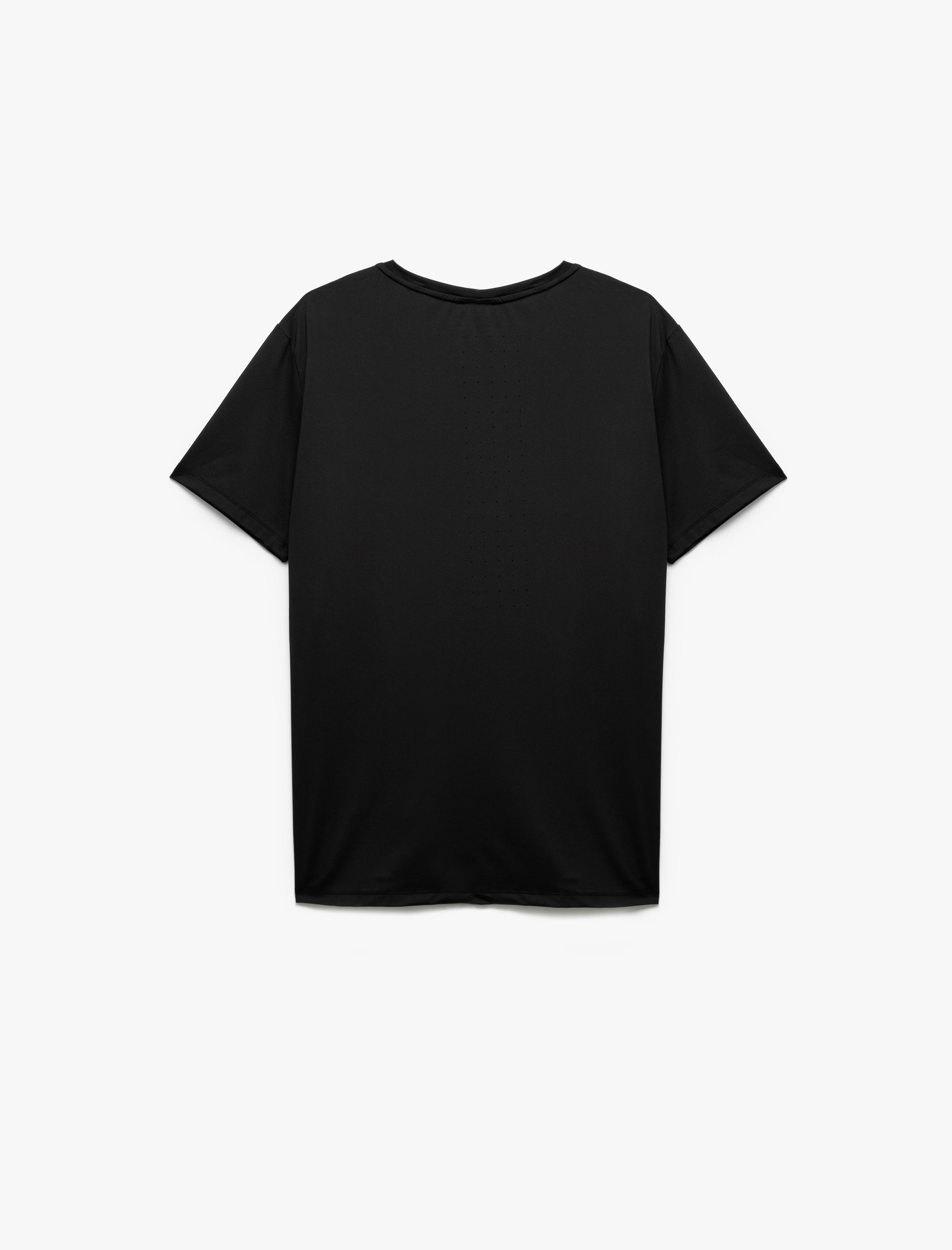   Kısa Kollu Regular Fit Bisiklet Yaka Basic Spor Tişört