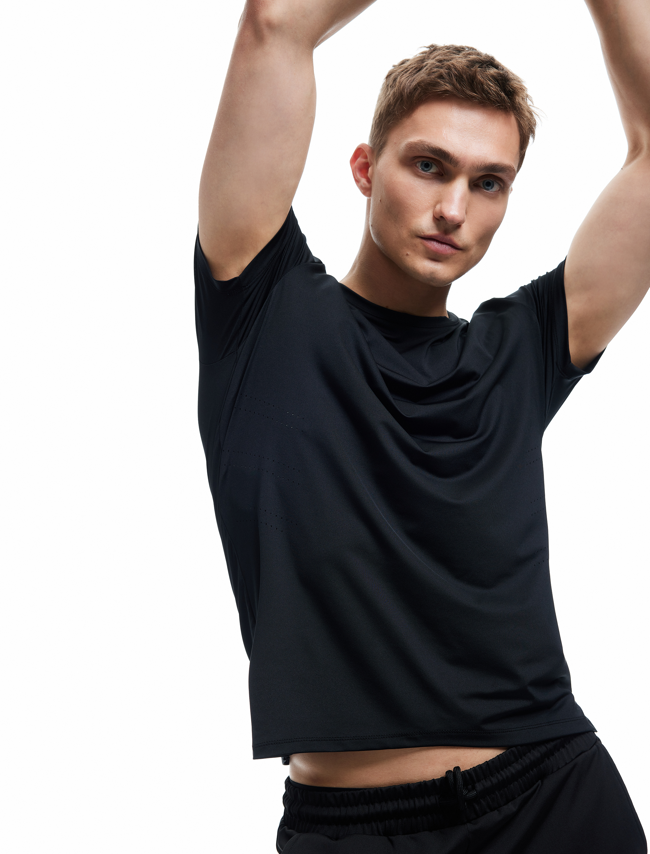   Kısa Kollu Regular Fit Bisiklet Yaka Basic Spor Tişört