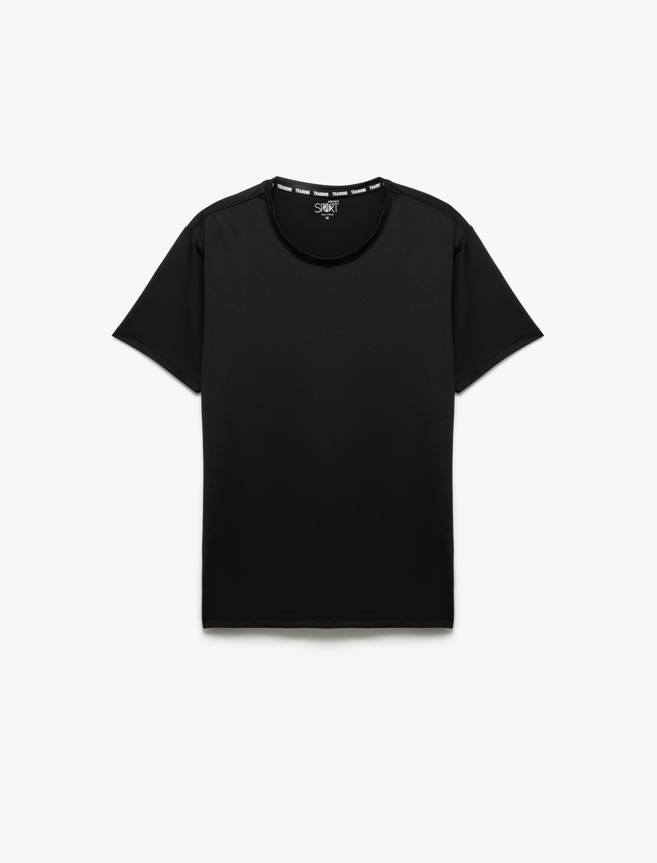   Kısa Kollu Regular Fit Bisiklet Yaka Basic Spor Tişört