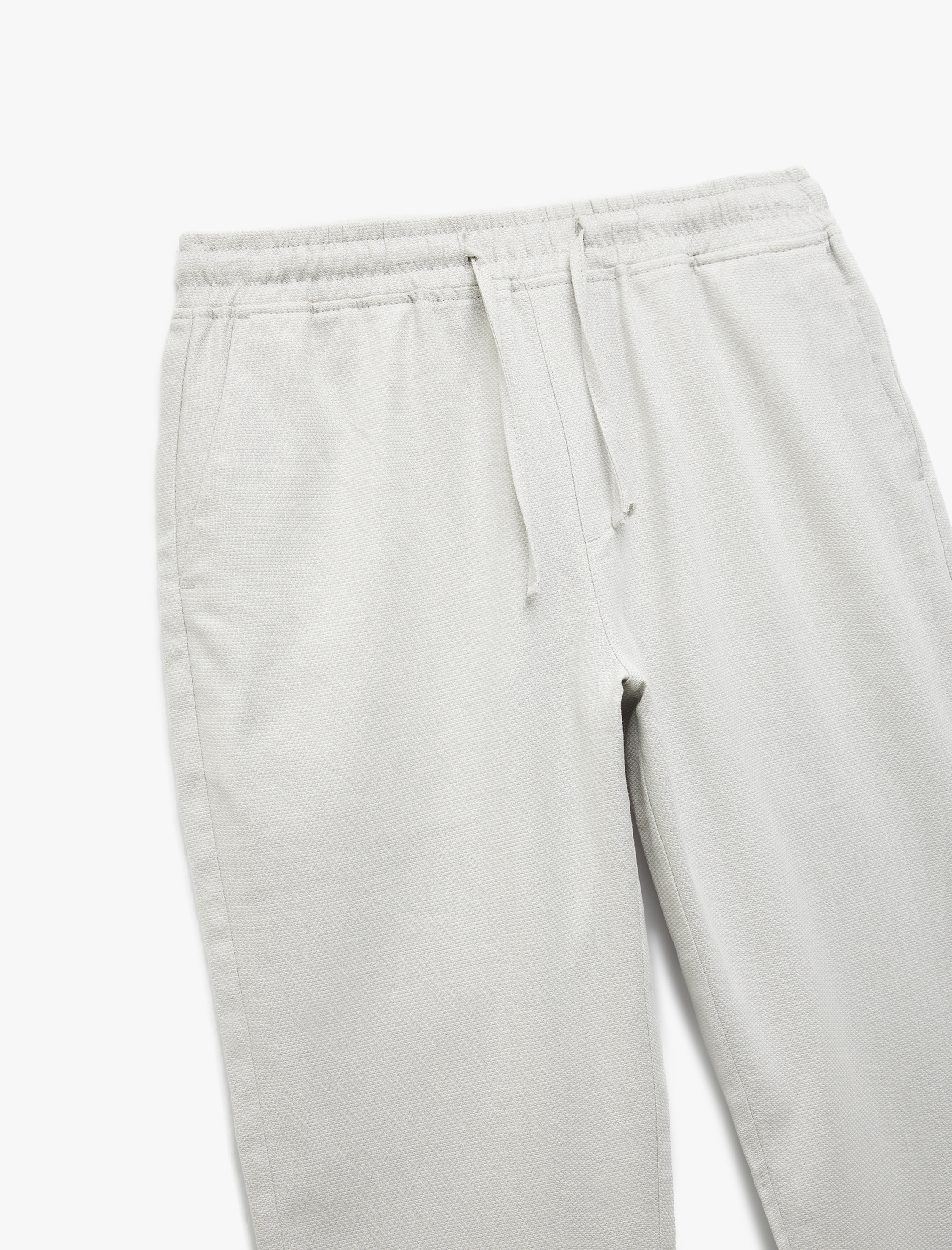 Beli Bağcıklı Cep Detaylı Pamuk Keten Karışımlı Chino Pantolon