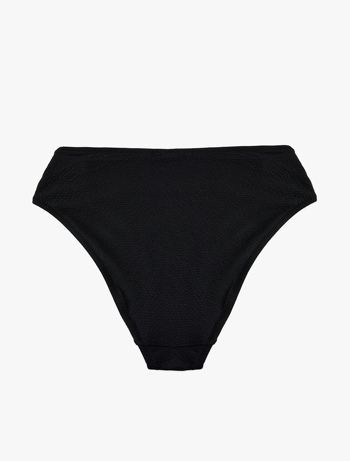  Yüksek Bel Dokulu Bikini Altı