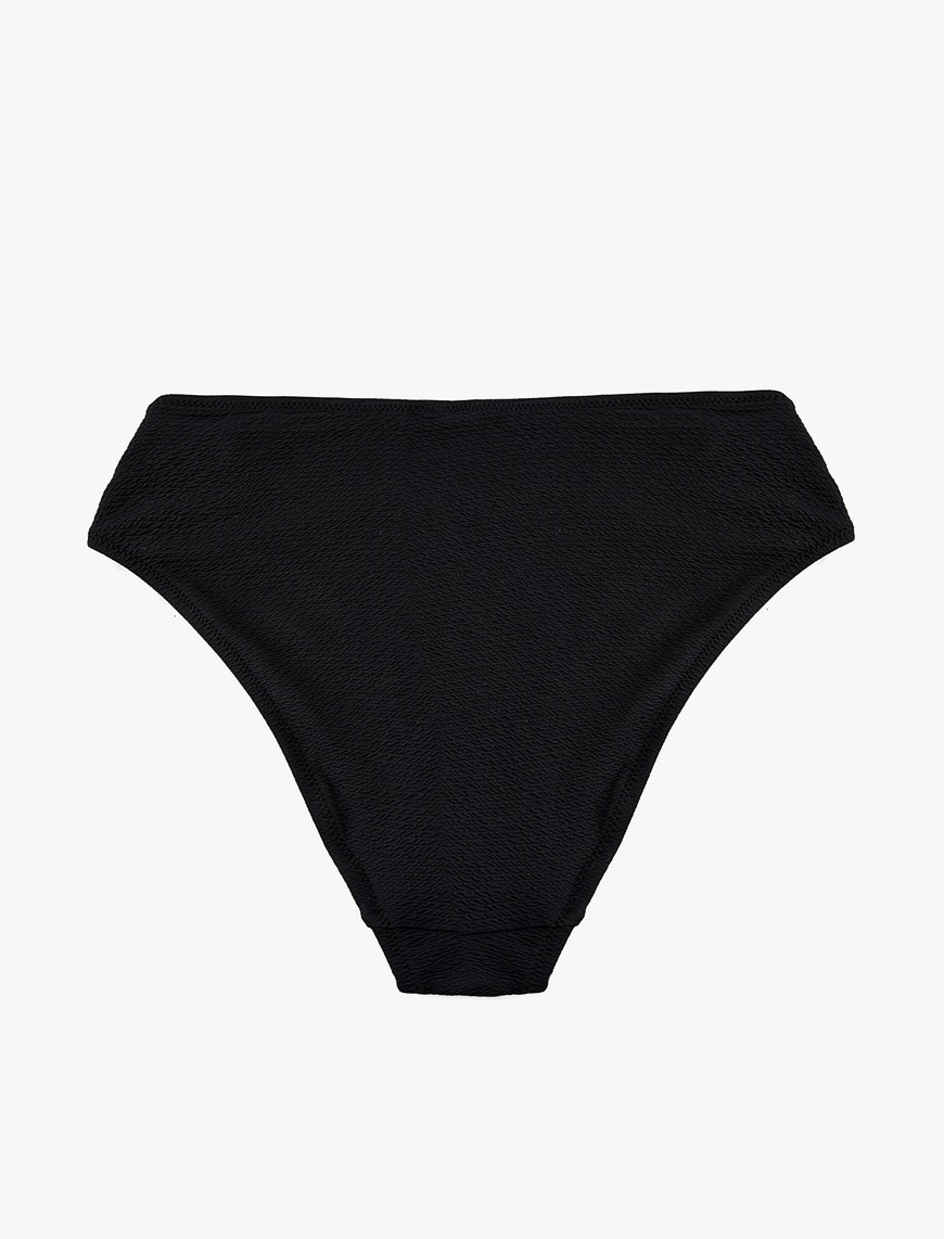   Astarlı Yüksek Bel Dokulu Bikini Altı