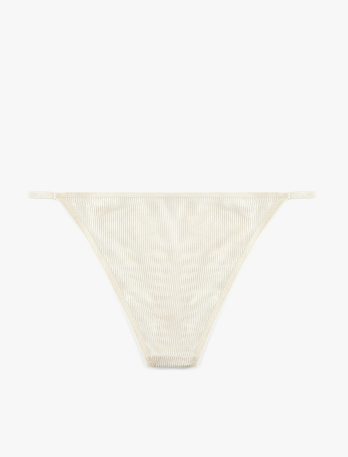  Viskon Kumaş Rahat Kalıp Yanları İpli Ribanalı Külot