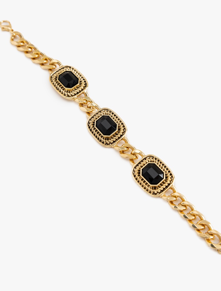 Kadın Taş Detaylı Bileklik