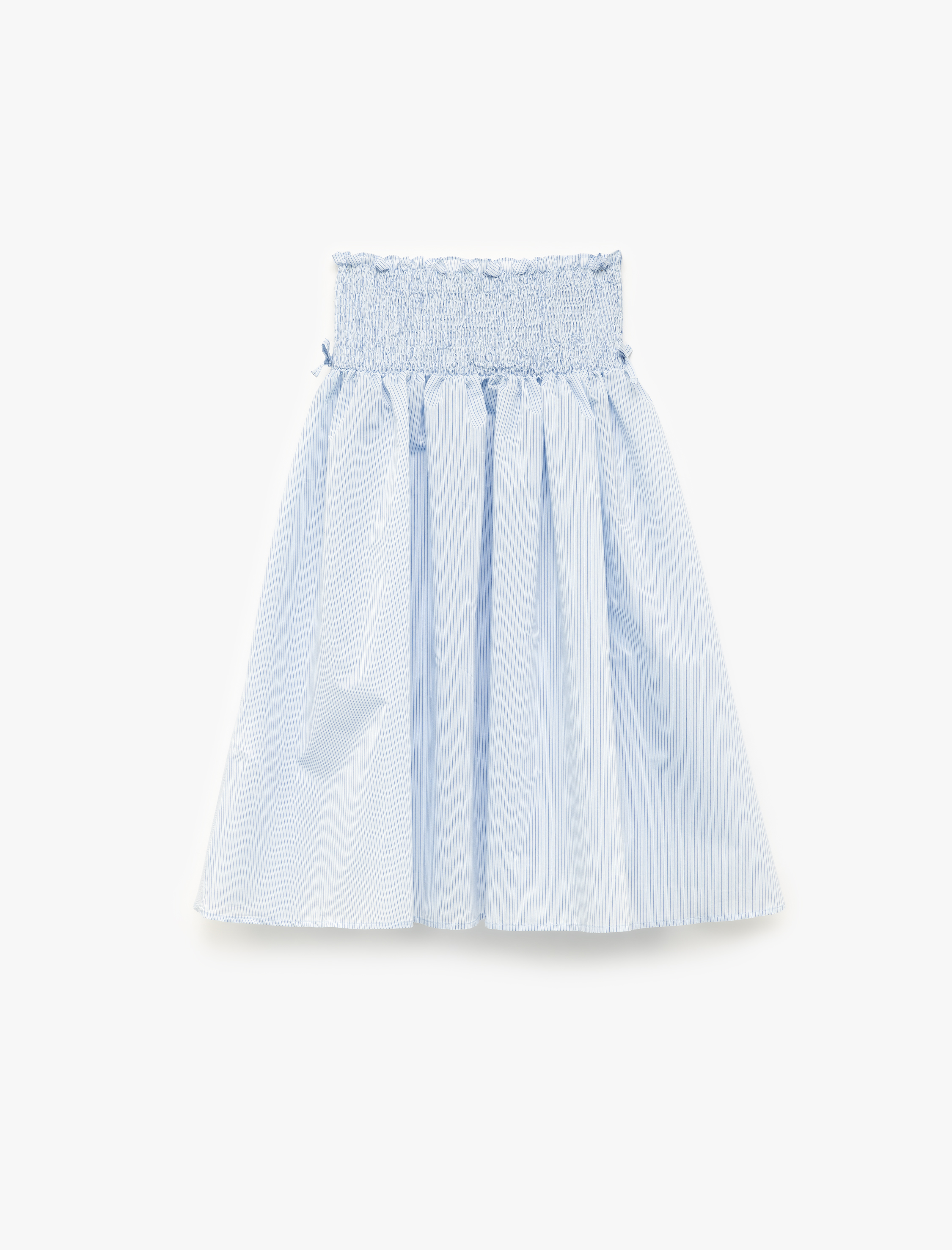  Kız Çocuk Pamuklu Kurdele Detaylı Gipeli Diz Altı Tüllü Etek