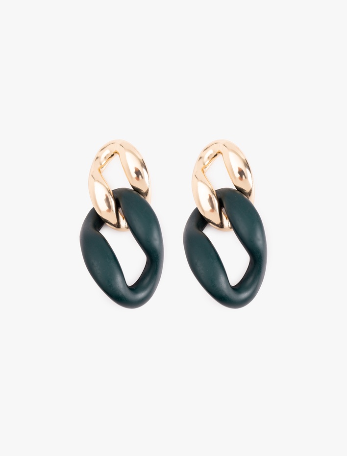 Kadın Sallantılı Geometrik Küpe