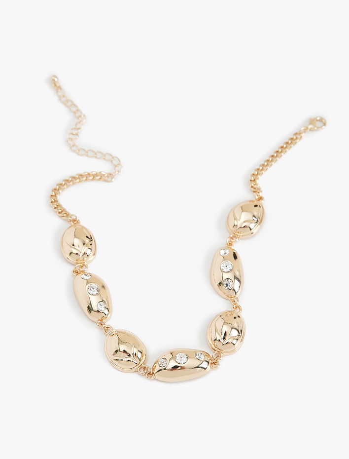 Kadın Küre Boncuk Detaylı Kolye