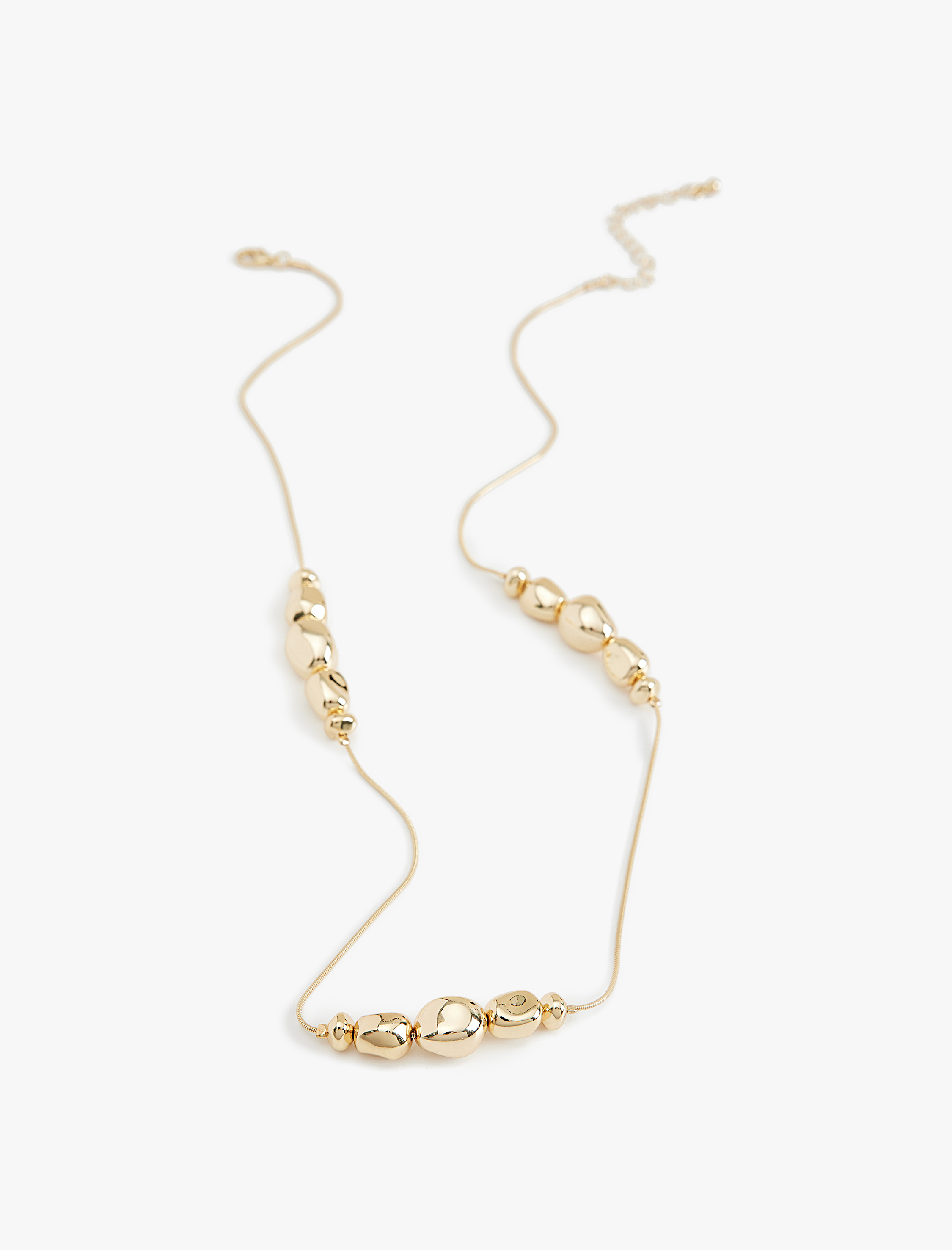  Kadın Boncuklu Çelik Kolye