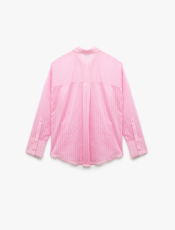  Koton X Sibil Çetinkaya - Uzun Kollu Klasik Yaka Gömlek