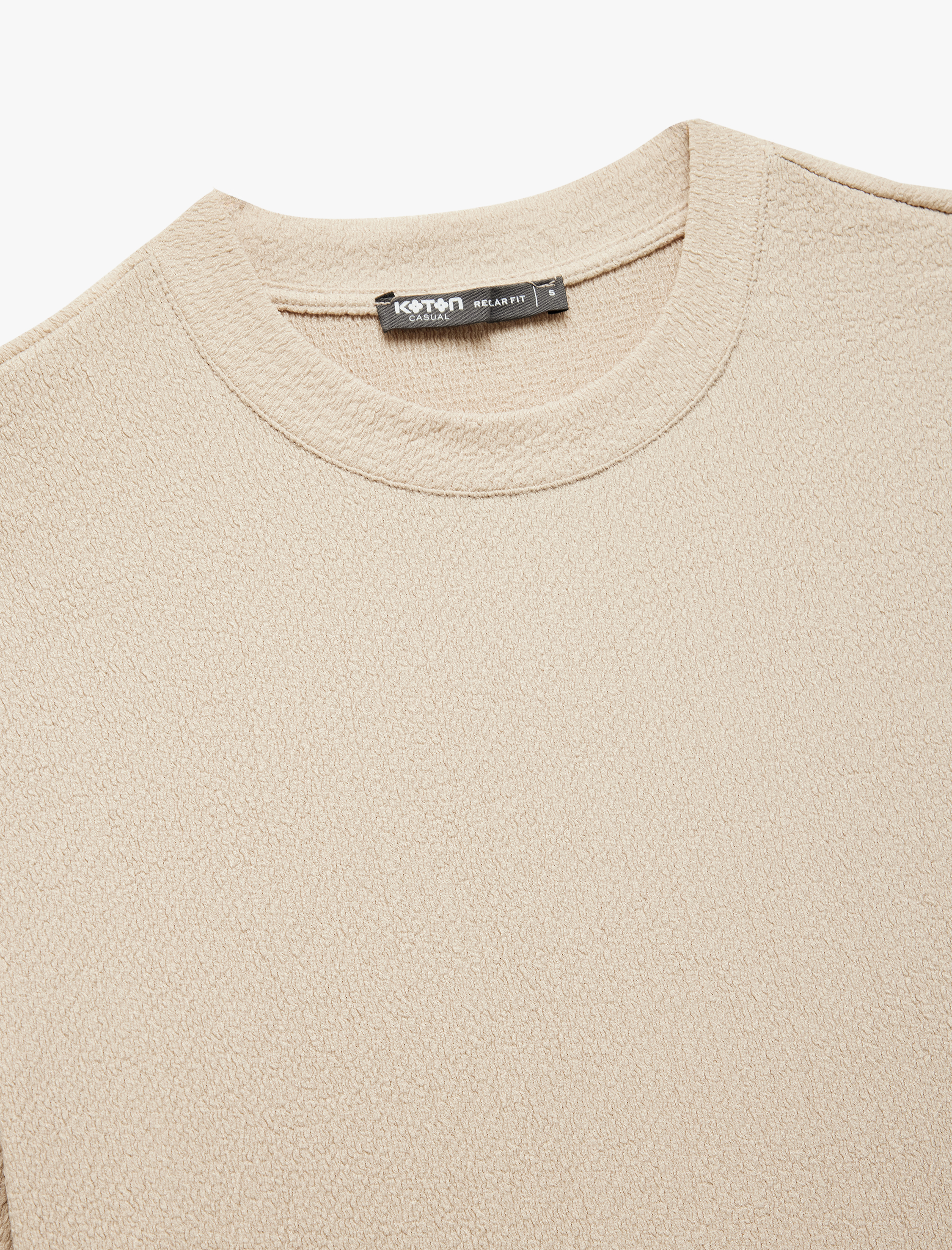   Bisiklet Yaka Regular Fit Kısa Kollu Basic Tişört