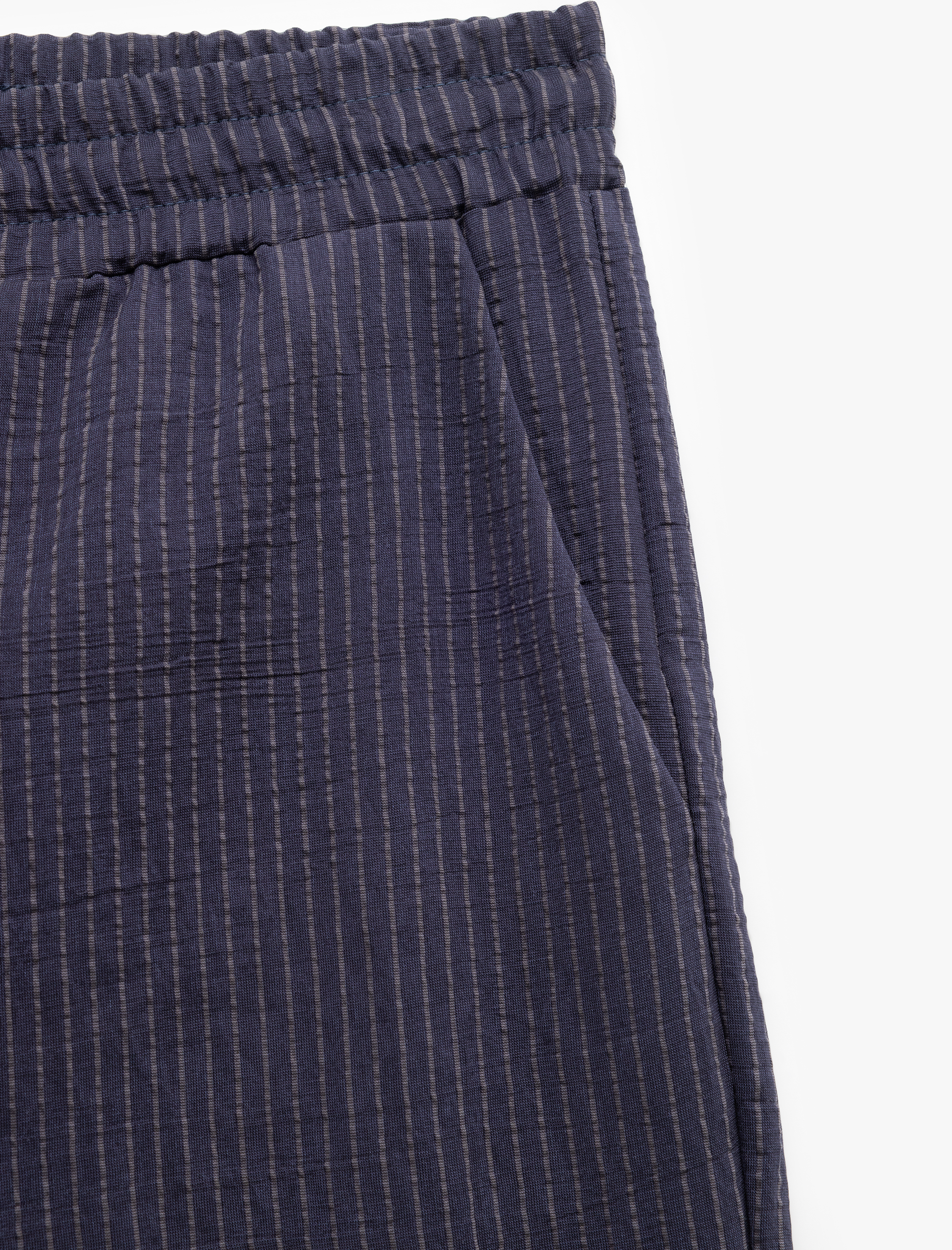   Bermuda Şort Beli Bağcıklı Cep Detaylı