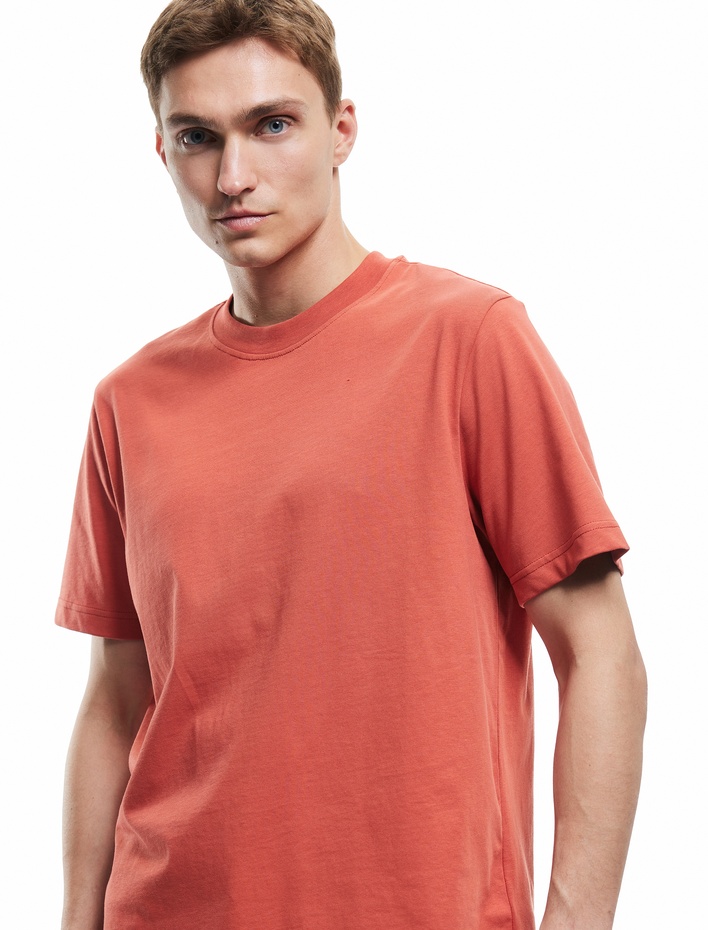  Basic Tişört Regular Fit Kısa Kollu Bisiklet Yaka Pamuklu