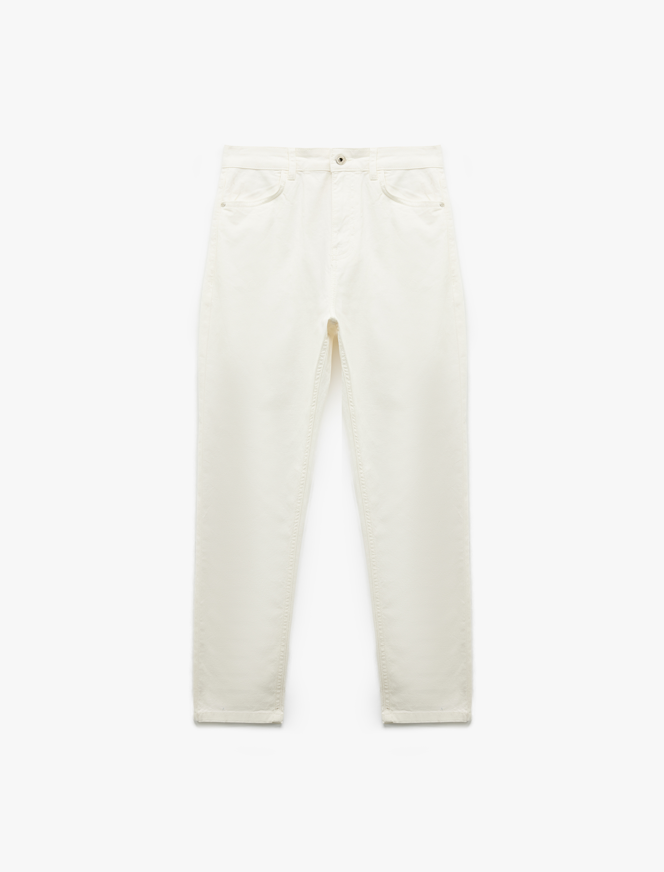   Yüksek Bel Kot Pantolon Dar Paça - Carmen Jeans