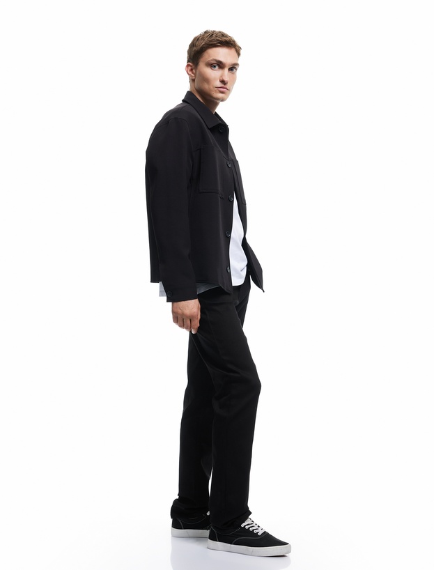 Düğme Detaylı Straight Fit Kot Pantolon - Mark Jean_1