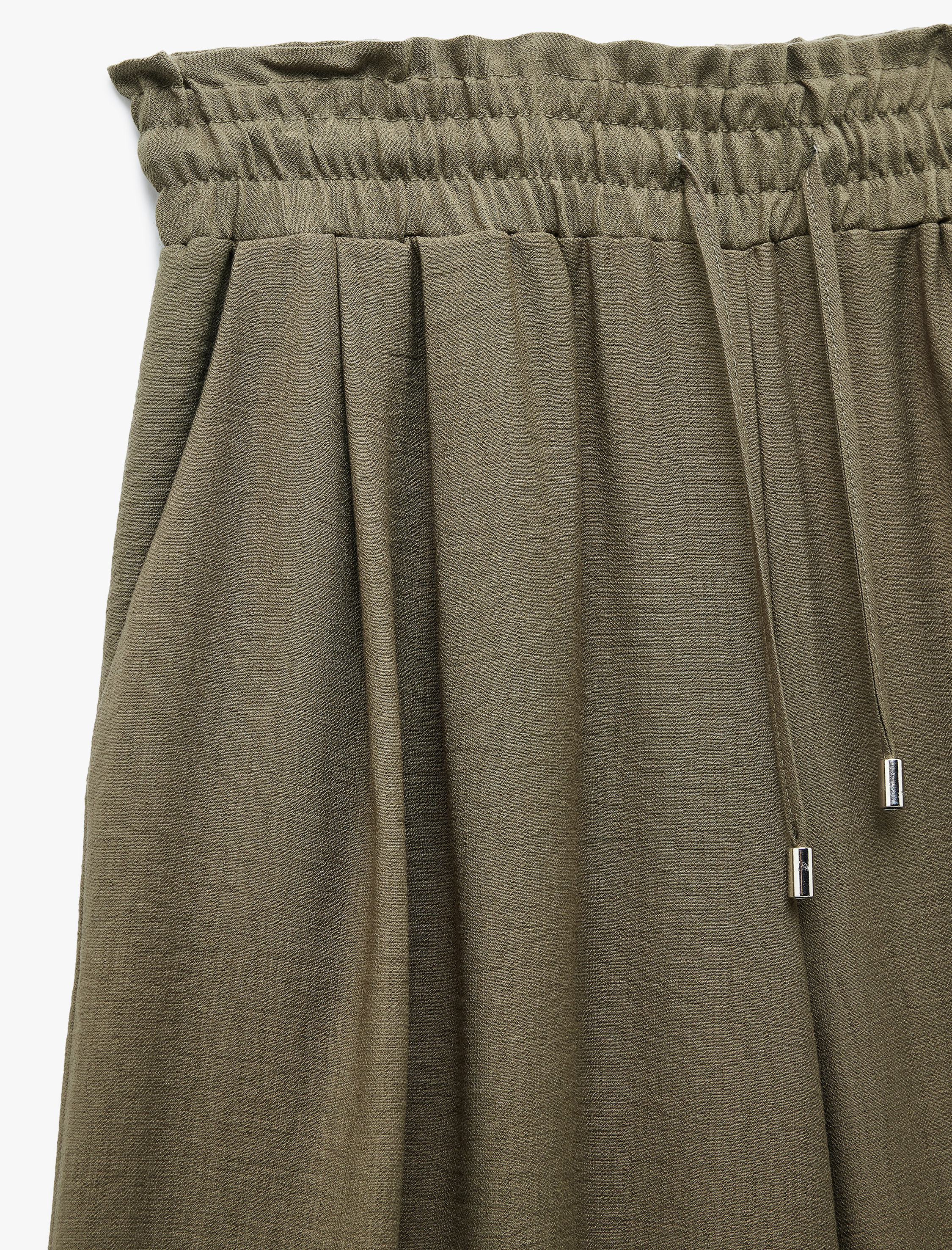   Regular Fit Viskon Geniş Paça Palazzo Pantolon