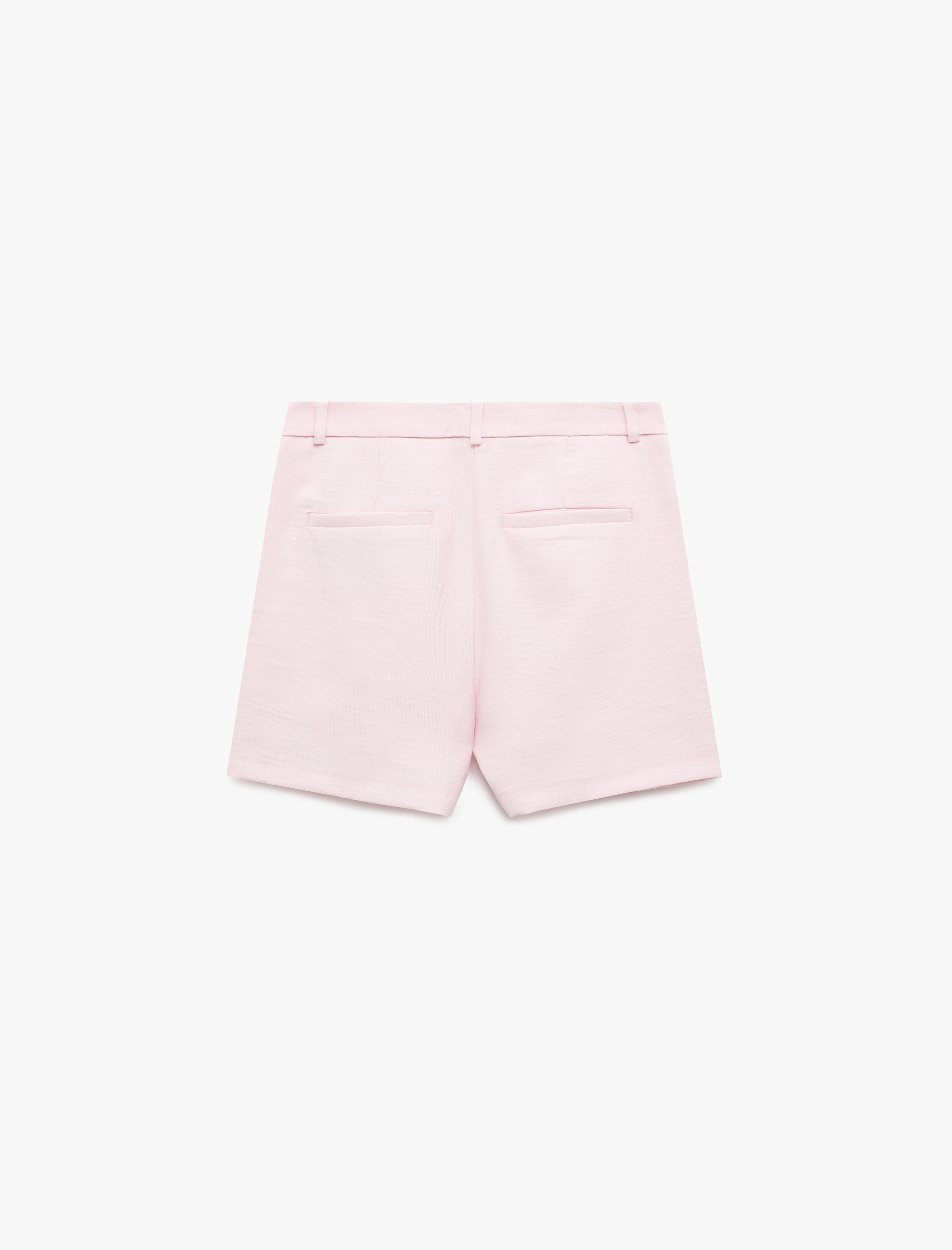   Koton X Sibil Çetinkaya - Viskon Kumaş Pile Detaylı Cepli Mini Şort