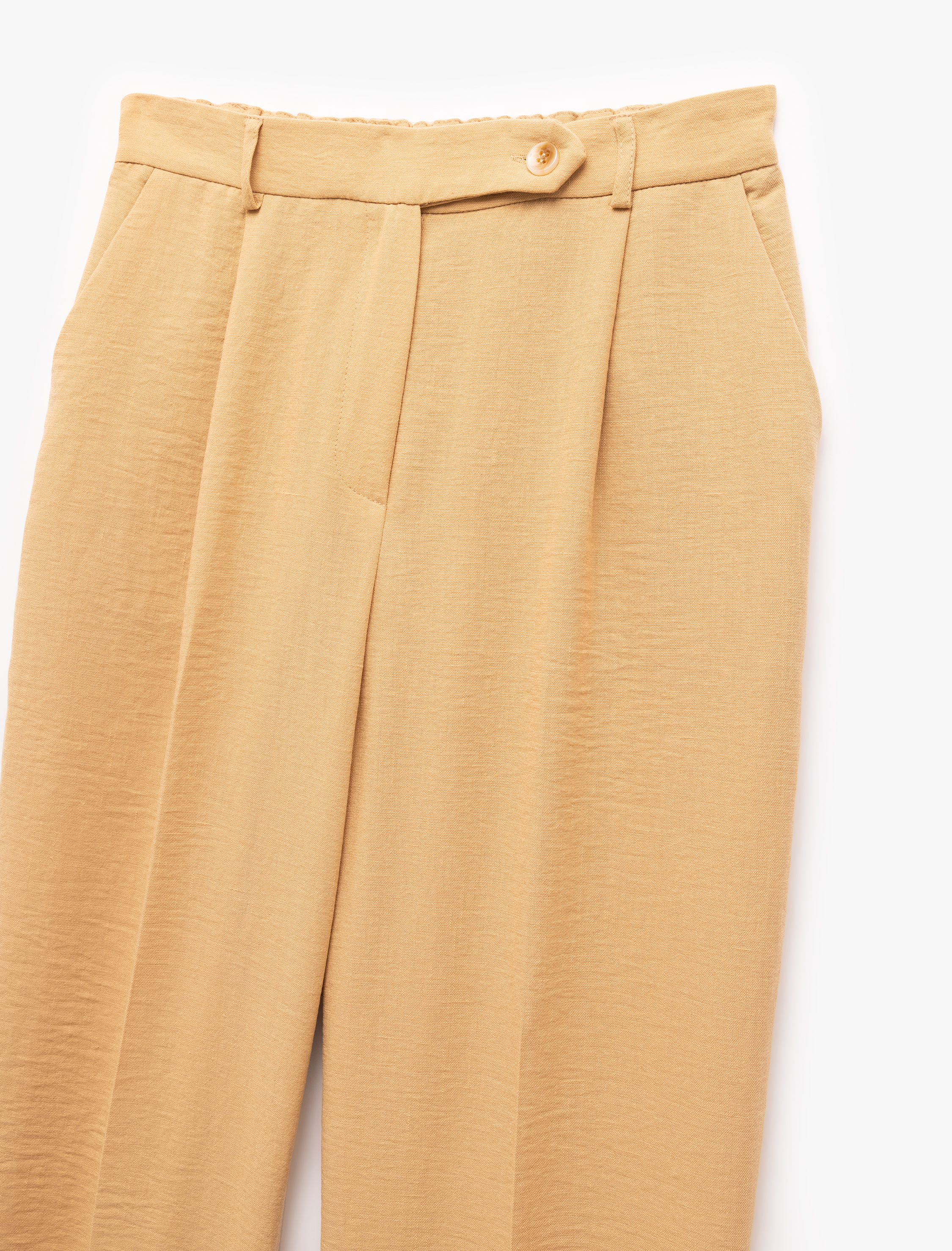   Normal Bel Pile Detaylı Cepli Havuç Kesim Pantolon