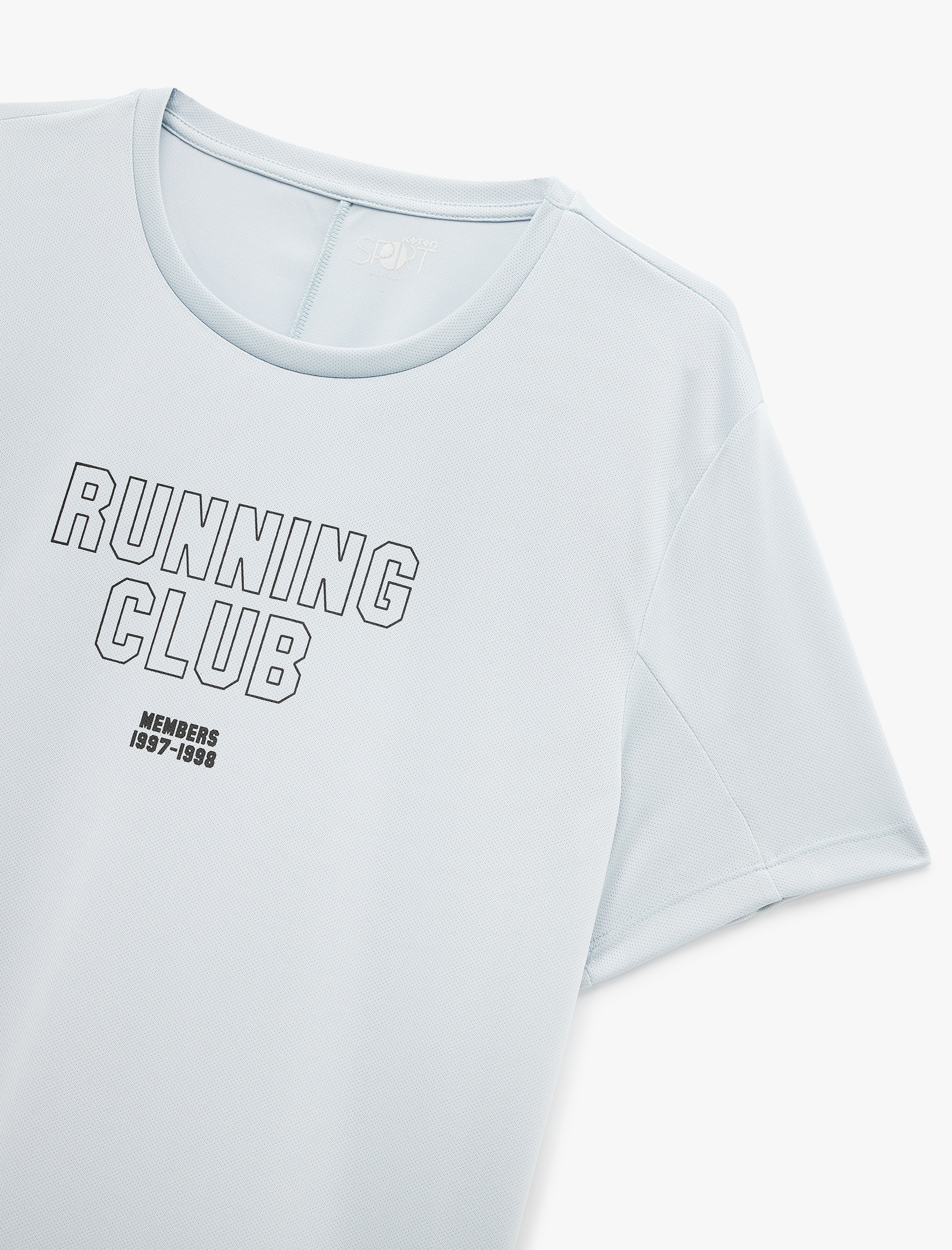   Kısa Kollu Baskılı Regular Fit Bisiklet Yaka Spor Tişört