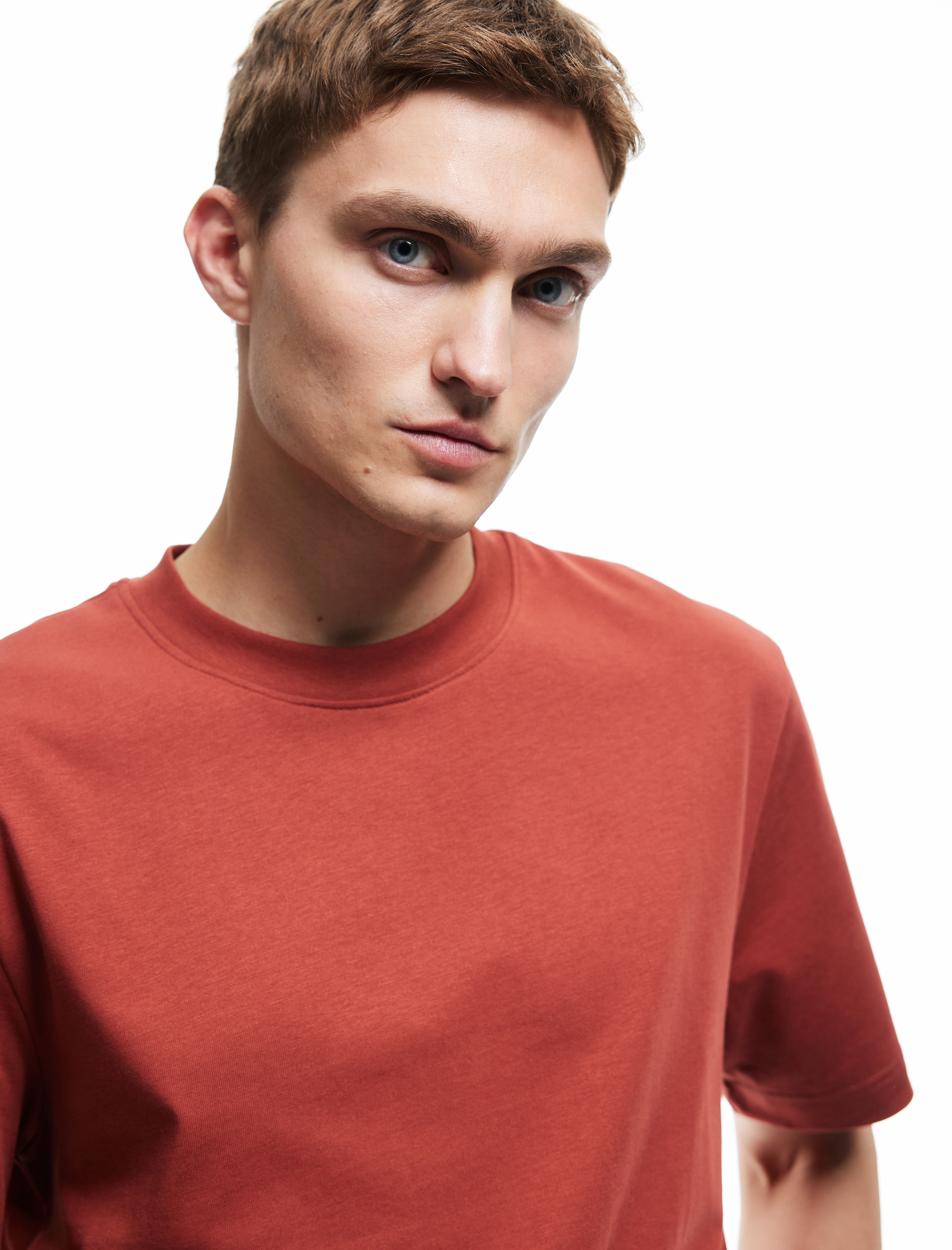   Basic Tişört Regular Fit Kısa Kollu Bisiklet Yaka Pamuklu