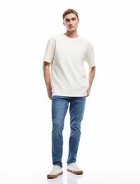Normal Bel Cep Detaylı Pamuklu Slim Fit Jean Pantolon - Brad Jean