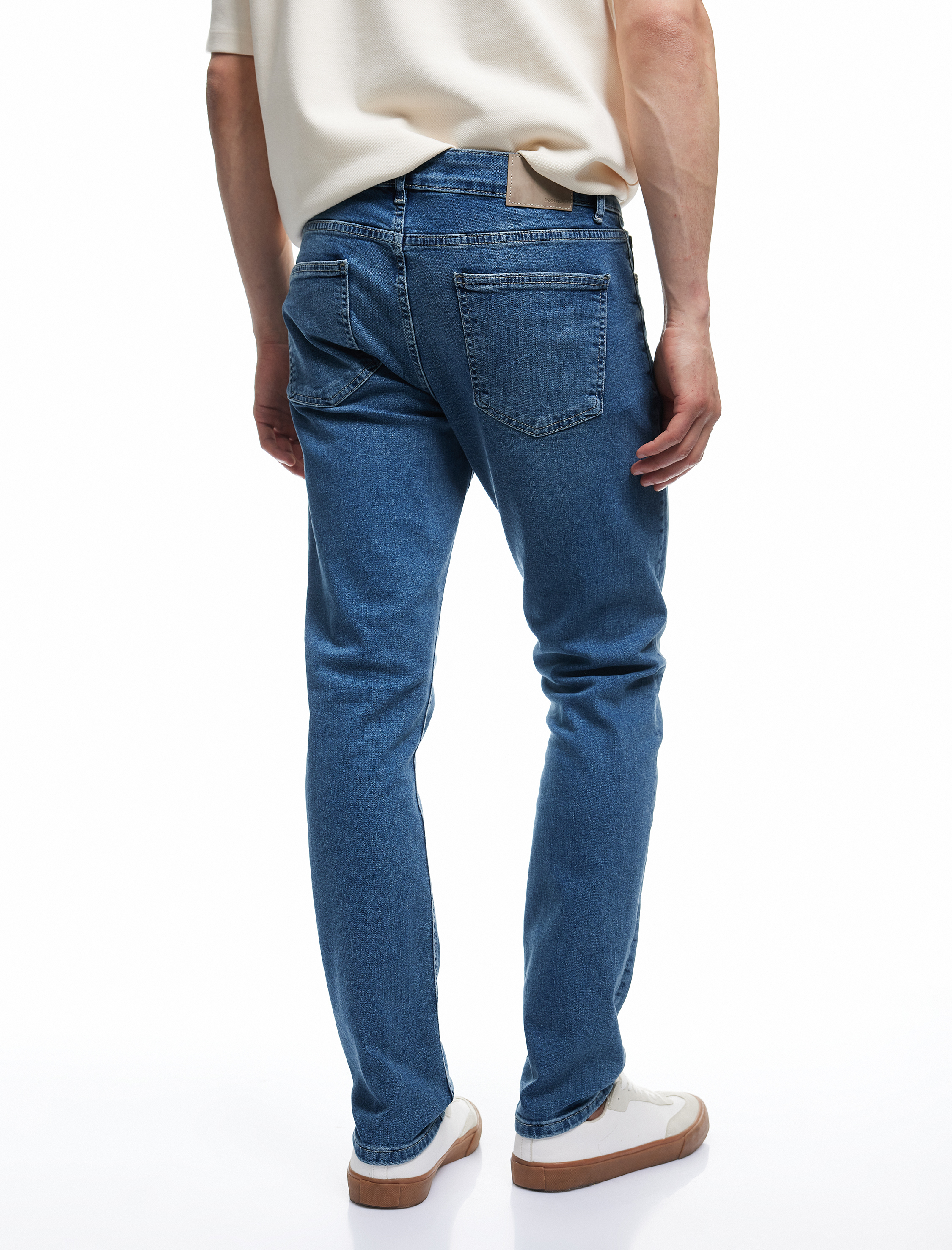  Normal Bel Cep Detaylı Pamuklu Slim Fit Jean Pantolon - Brad Jean
