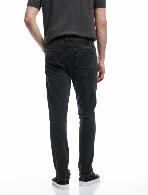 Normal Paça Pamuklu Cep Detaylı Slim Fit Jean Pantolon - Brad Jean_2