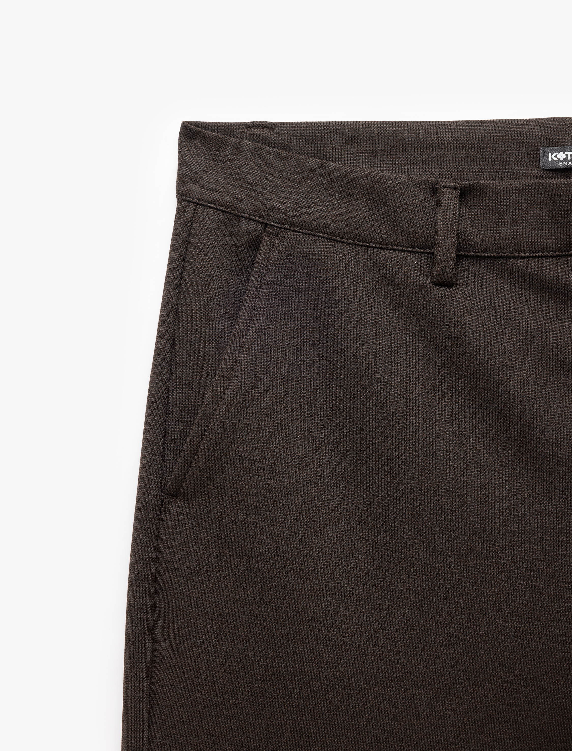   Viskon Karışımlı Pike Kumaş Katlamalı Paça Slim Fit Chino Pantolon