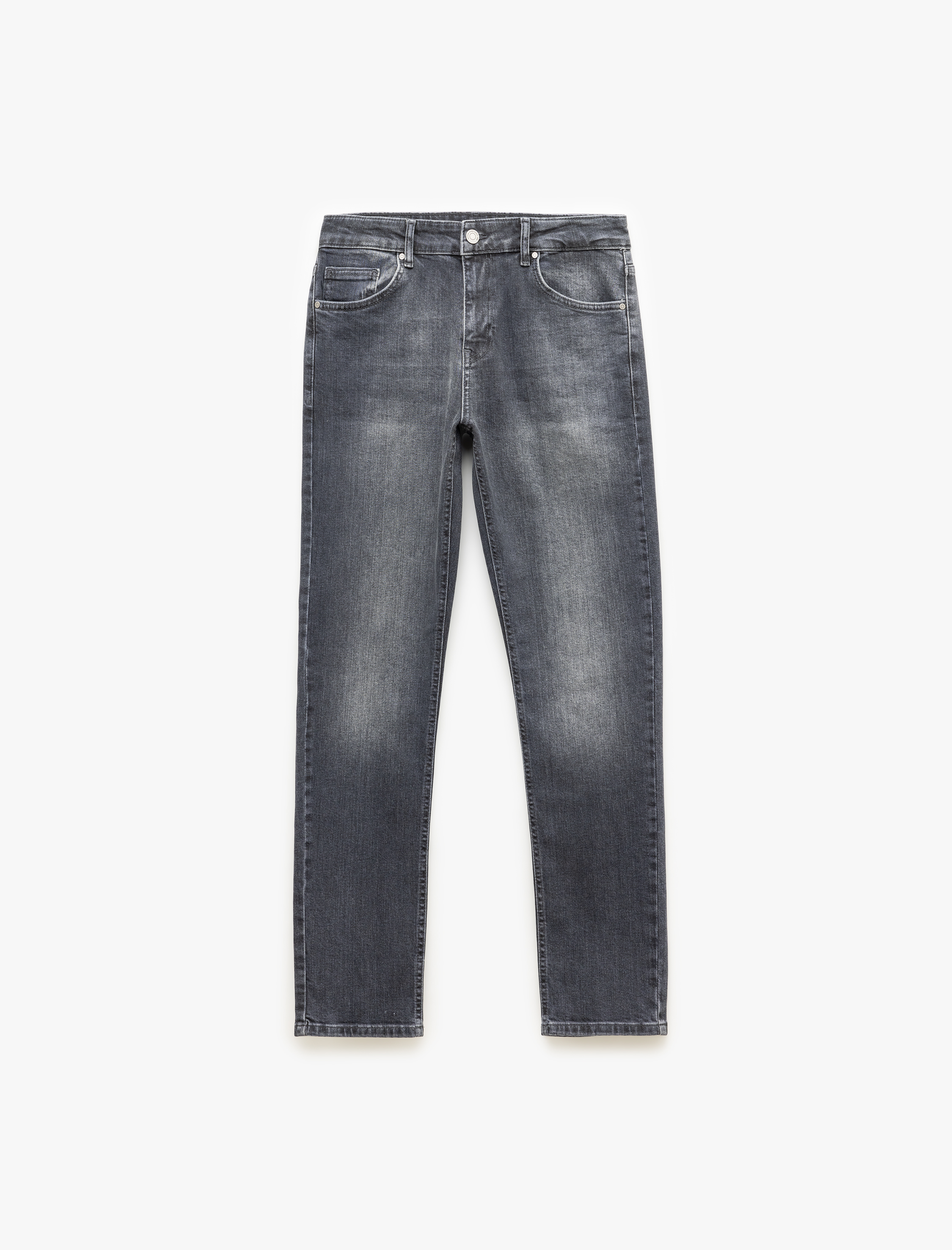   Normal Bel Cep Detaylı Pamuklu Slim Fit Jean Pantolon - Brad Jean