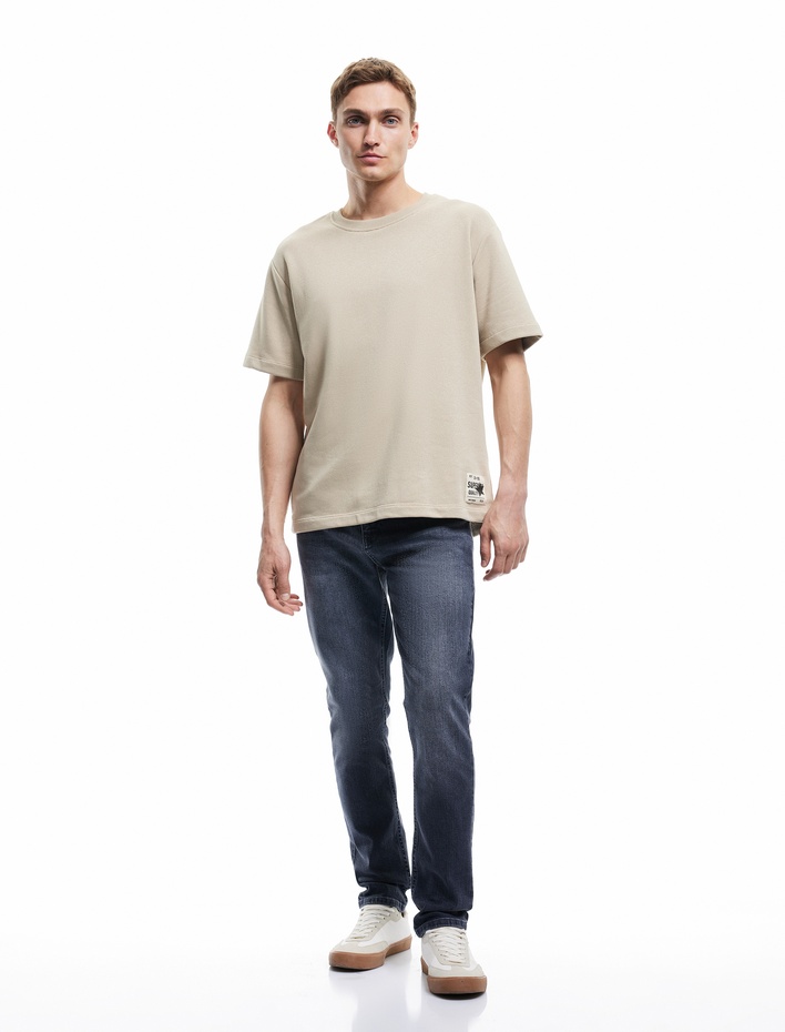  Normal Bel Cep Detaylı Pamuklu Slim Fit Jean Pantolon - Brad Jean